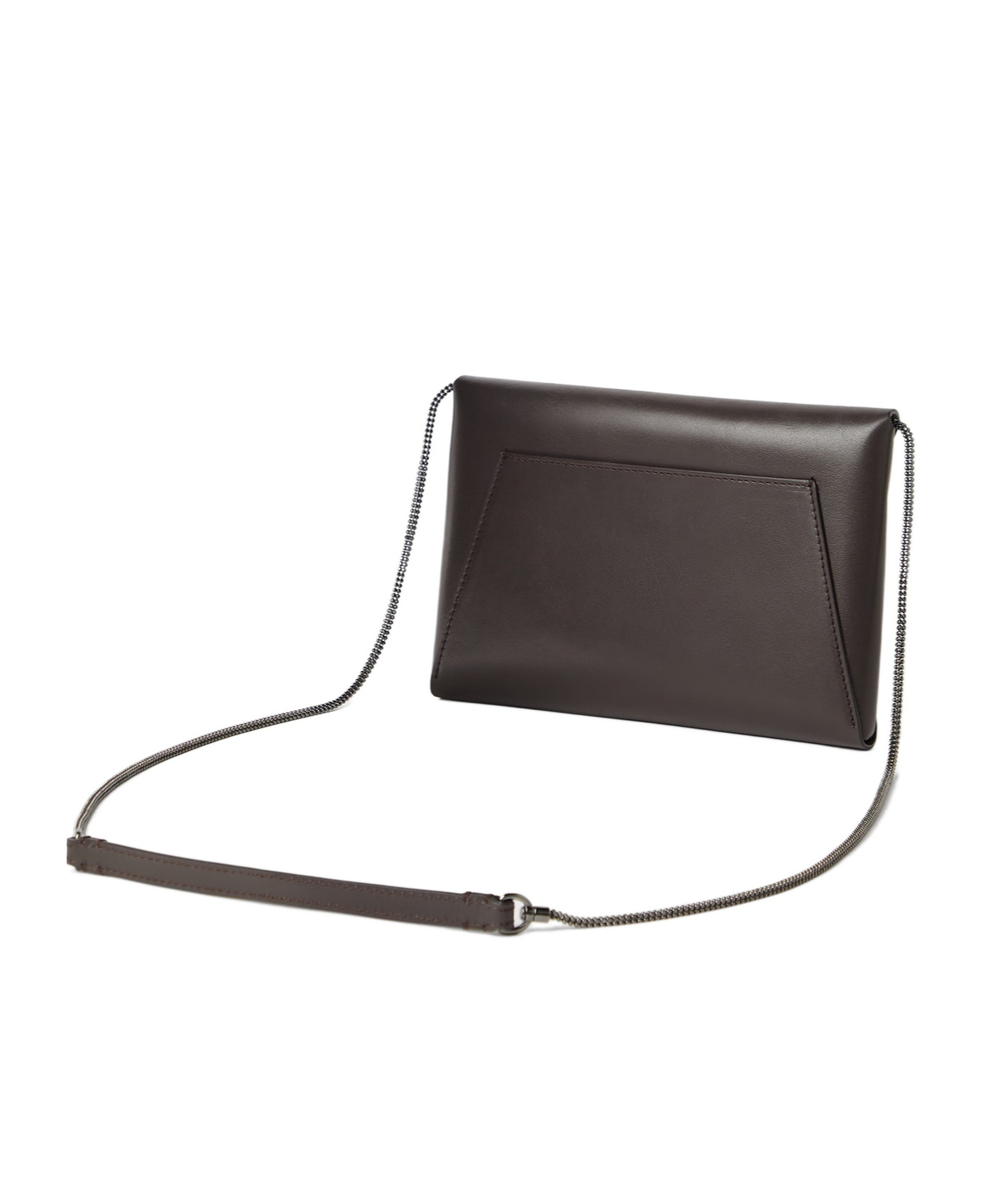 BRUNELLO CUCINELLI BRUNELLO CUCINELLI DUO FOLDOVER TOP CLUTCH BAG