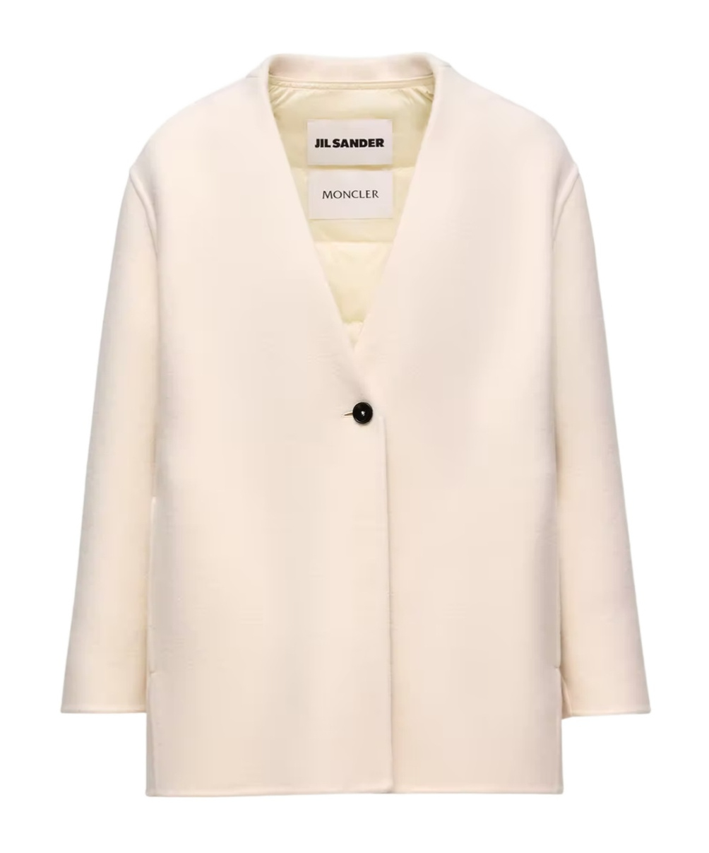 Moncler Jil Sander Francium 3-in-1 Mono-breasted Jacket In Neutral