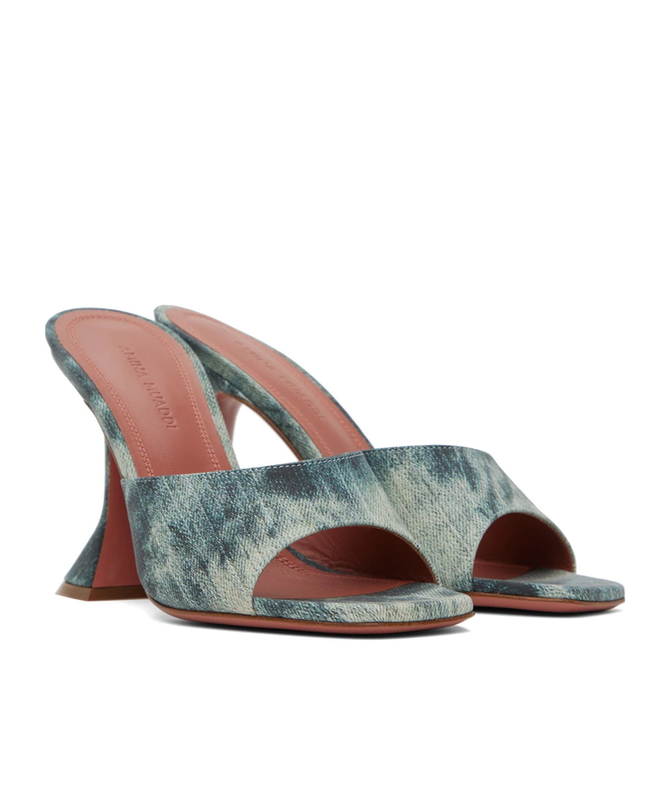 AMINA MUADDI LUPITA SQUARE-TOED HEELS SANDALS 