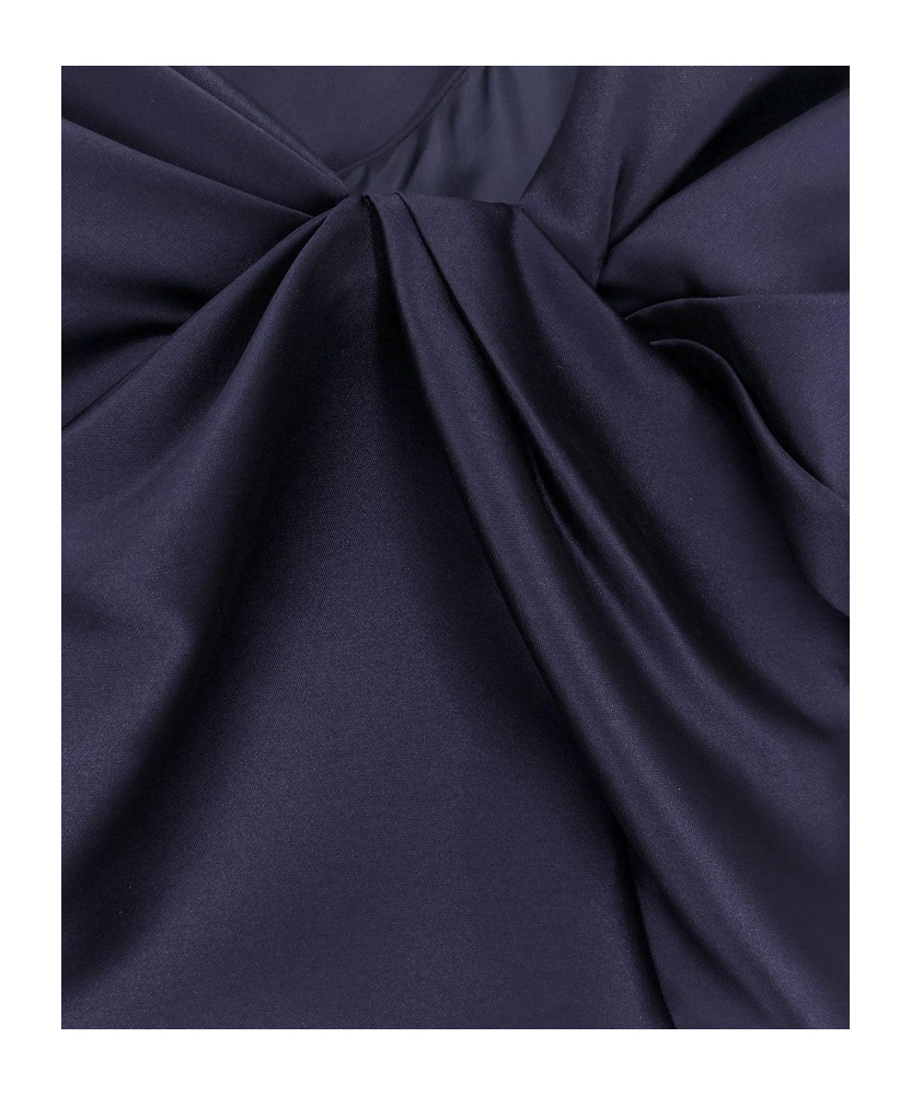 Alberta Ferretti Sleeveless Dress In Blue
