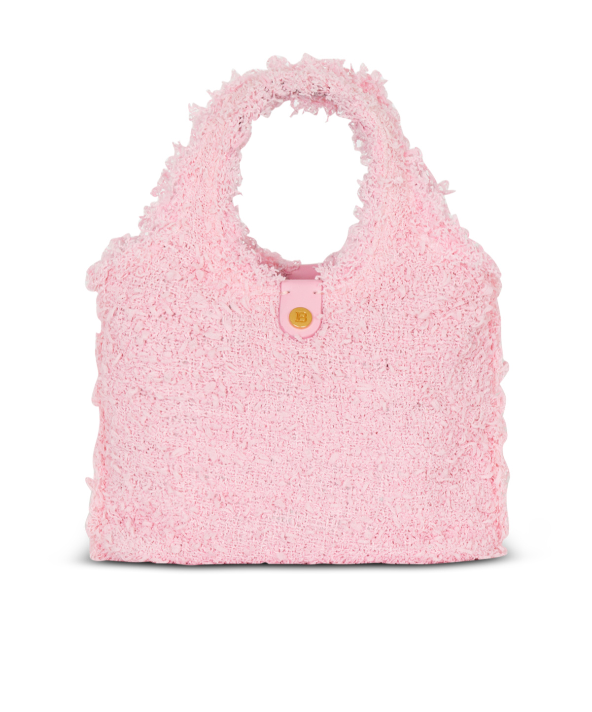 BALMAIN MINI B-ARMY GROCERY BAG IN TWEED