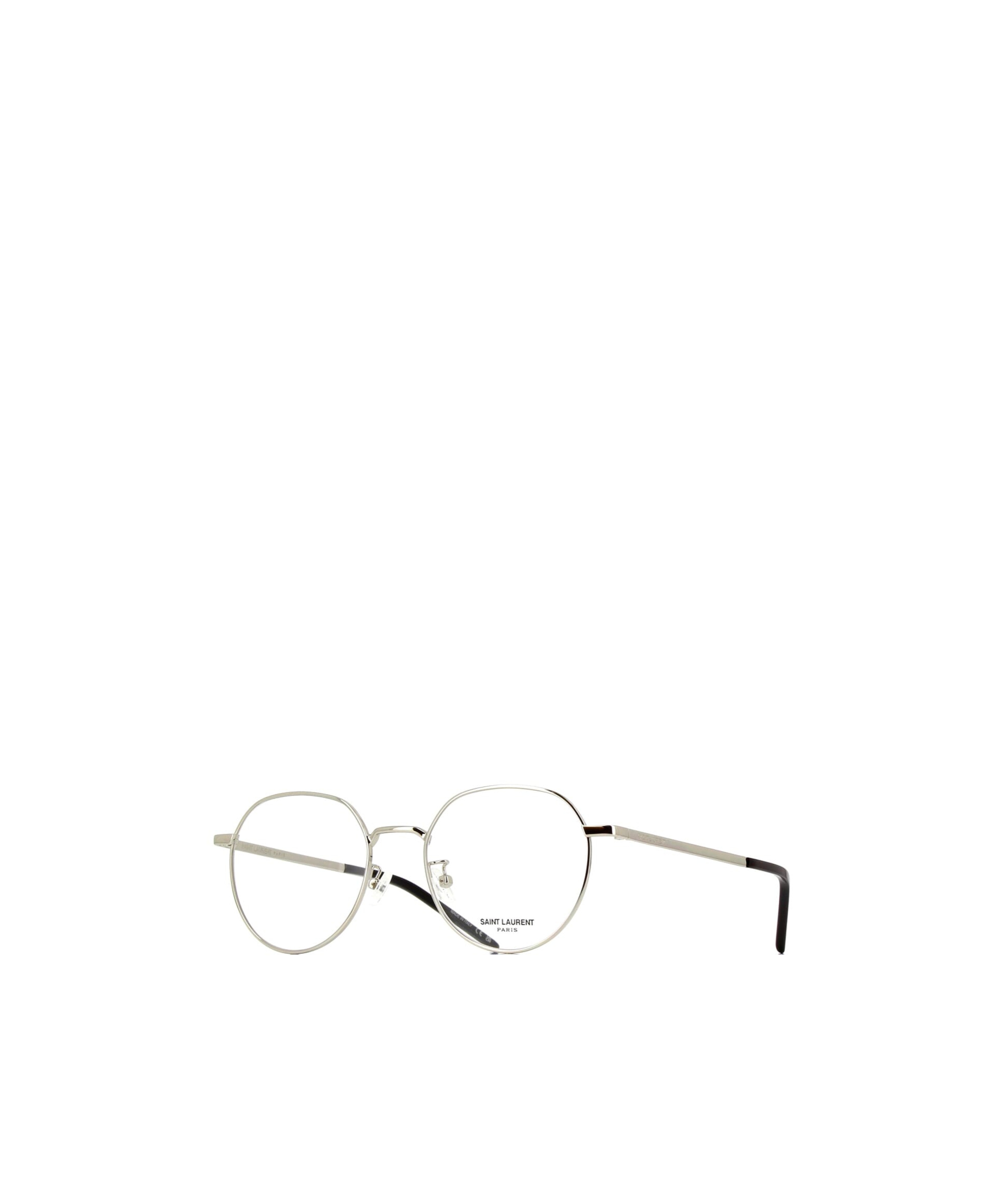 Saint Laurent Round-frame Glasses In White