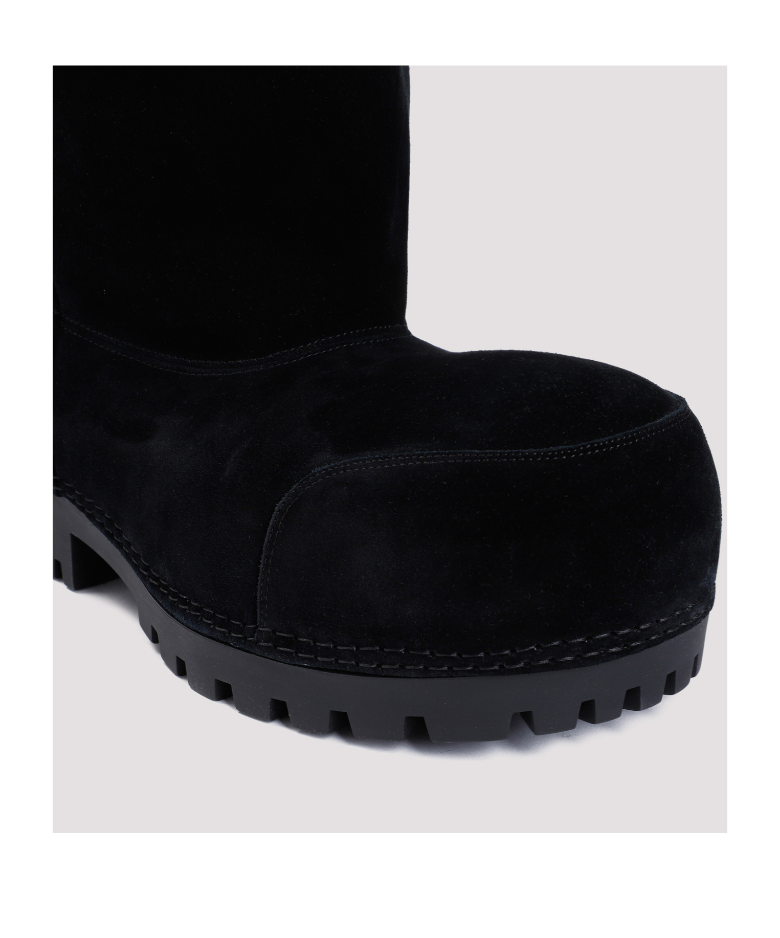 Balenciaga Alaska Faux-fur Boots In Black