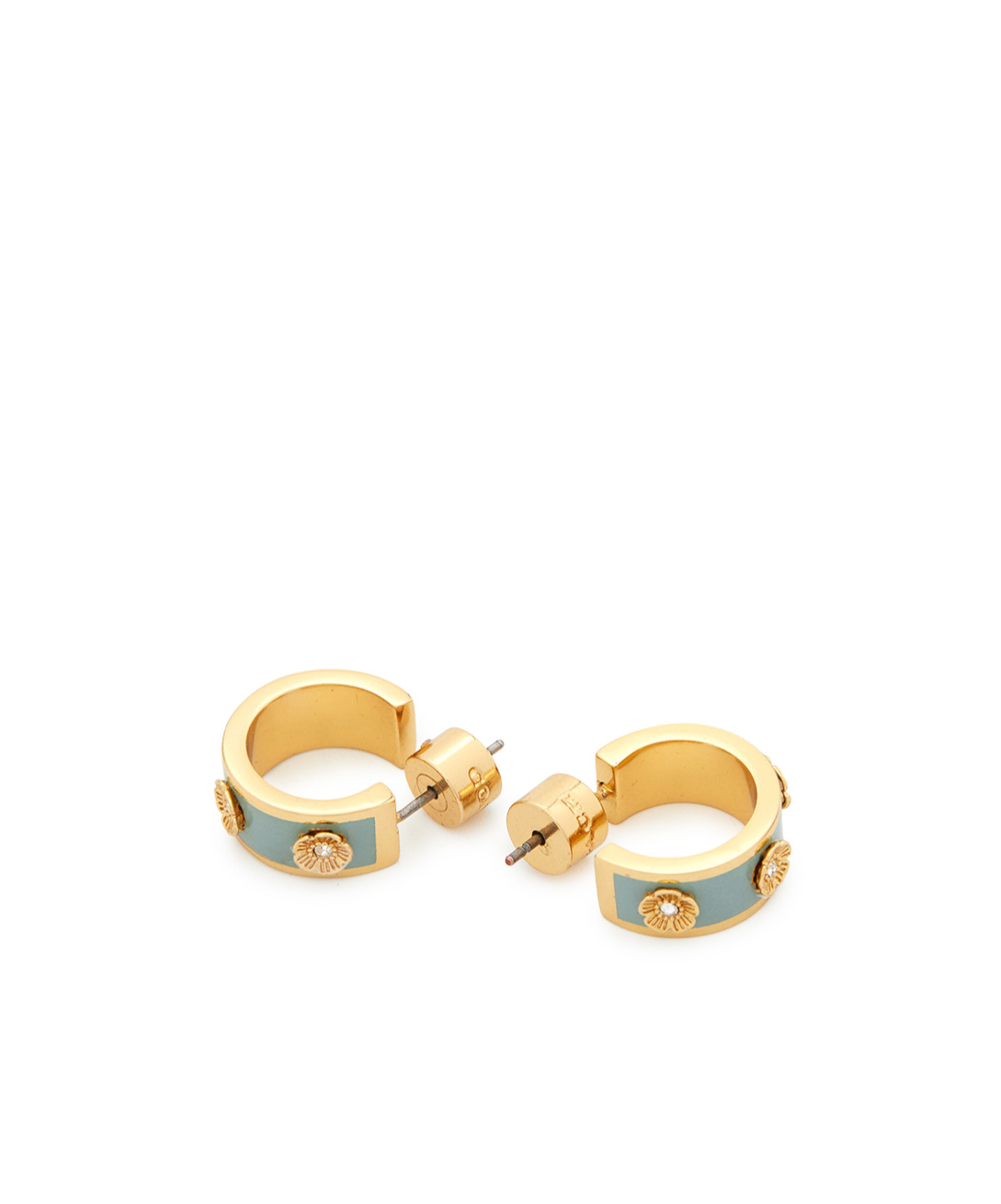 Coach Tea Rose Earrings