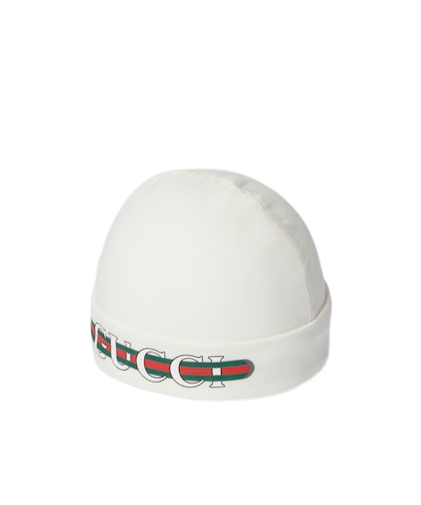 Gucci Printed Hat In White