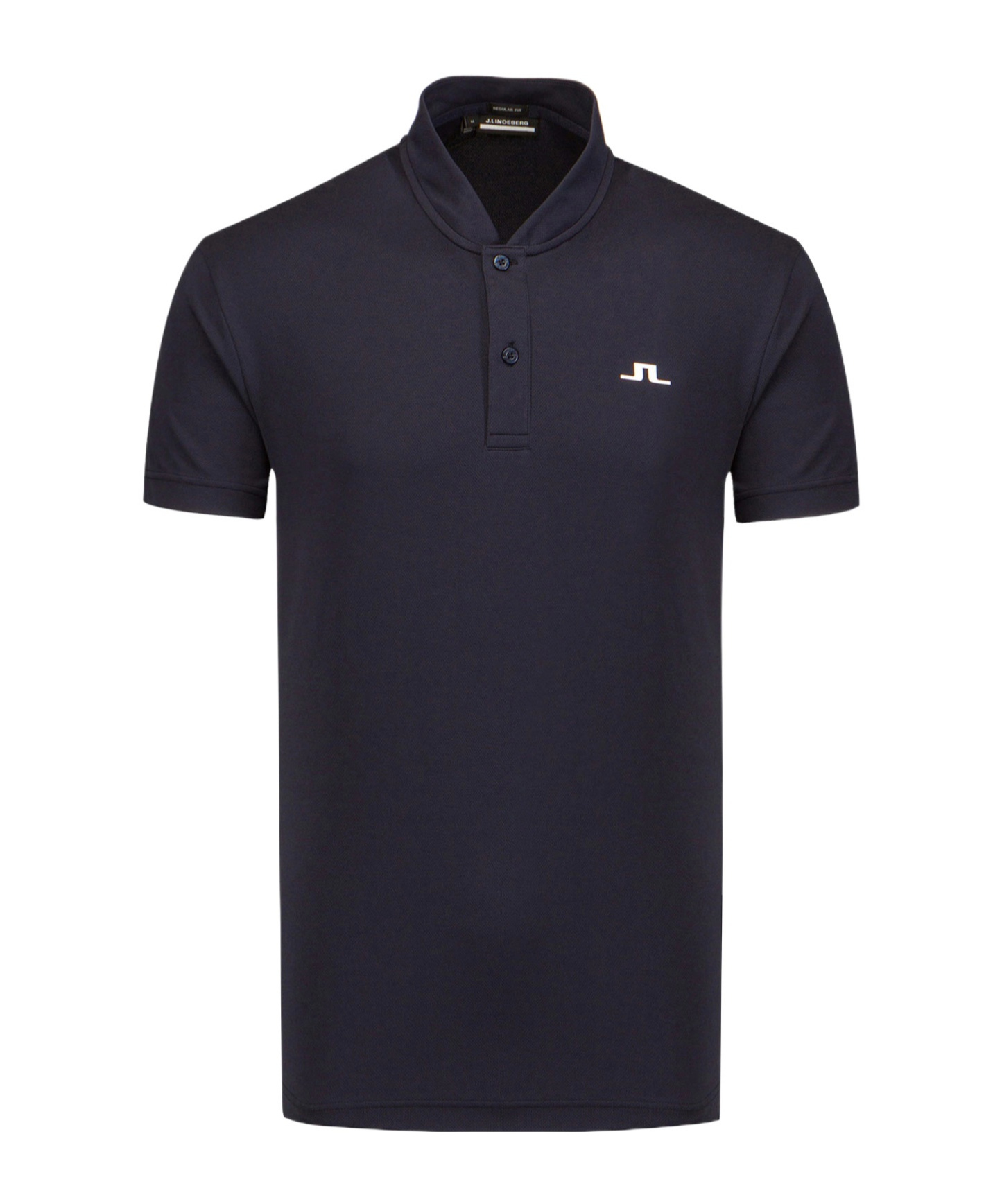 J. Lindeberg Logo Polo Shirt In Black