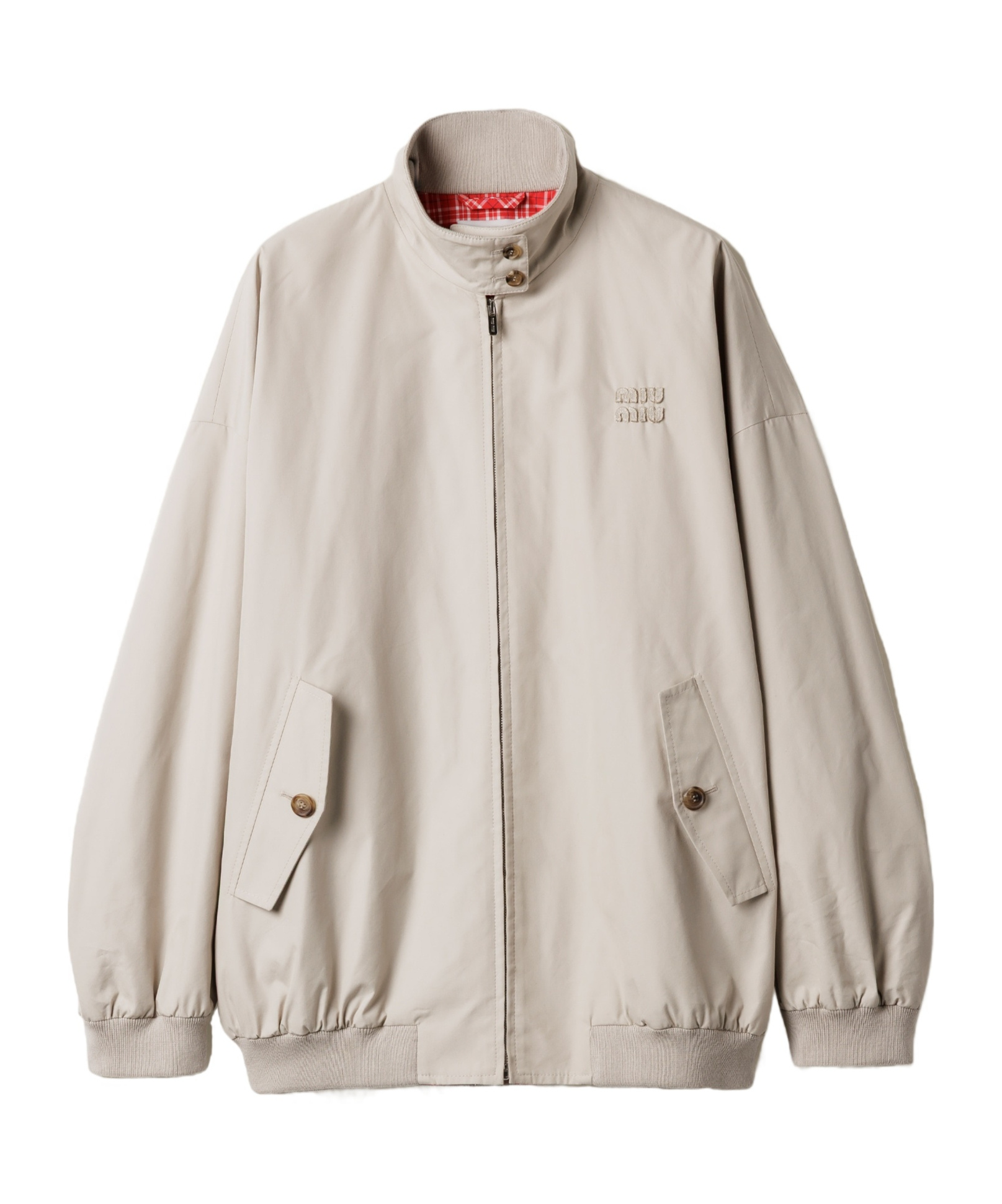 Miu Miu Panama Cotton Blouson Jacket