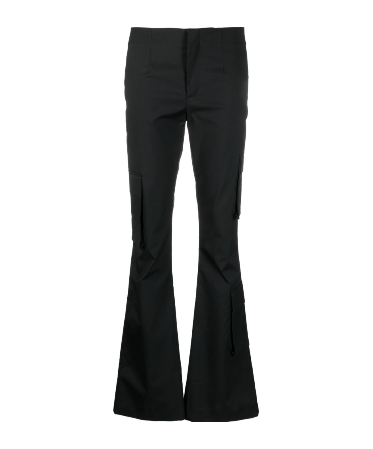 Philosophy Di Lorenzo Serafini Cargo-pocket Flared Trousers In Black