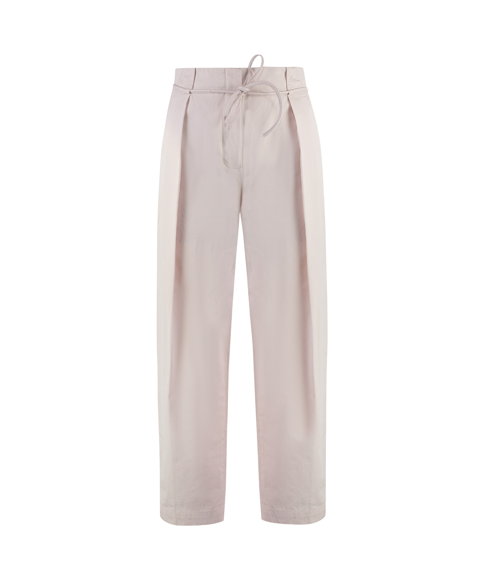 Yves Salomon Belted Trousers In Pink
