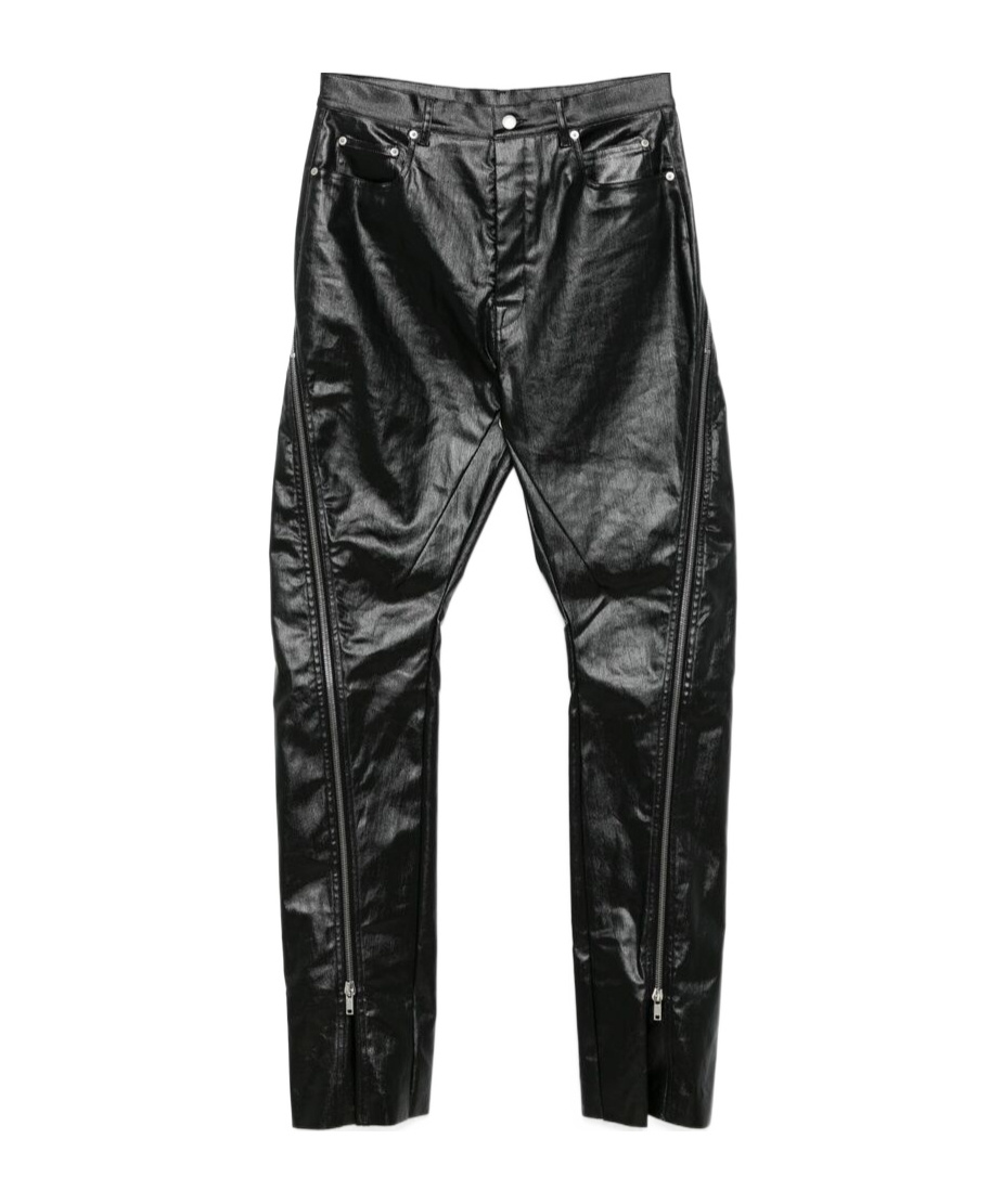 Rick Owens Zippered Casual Pants In Black