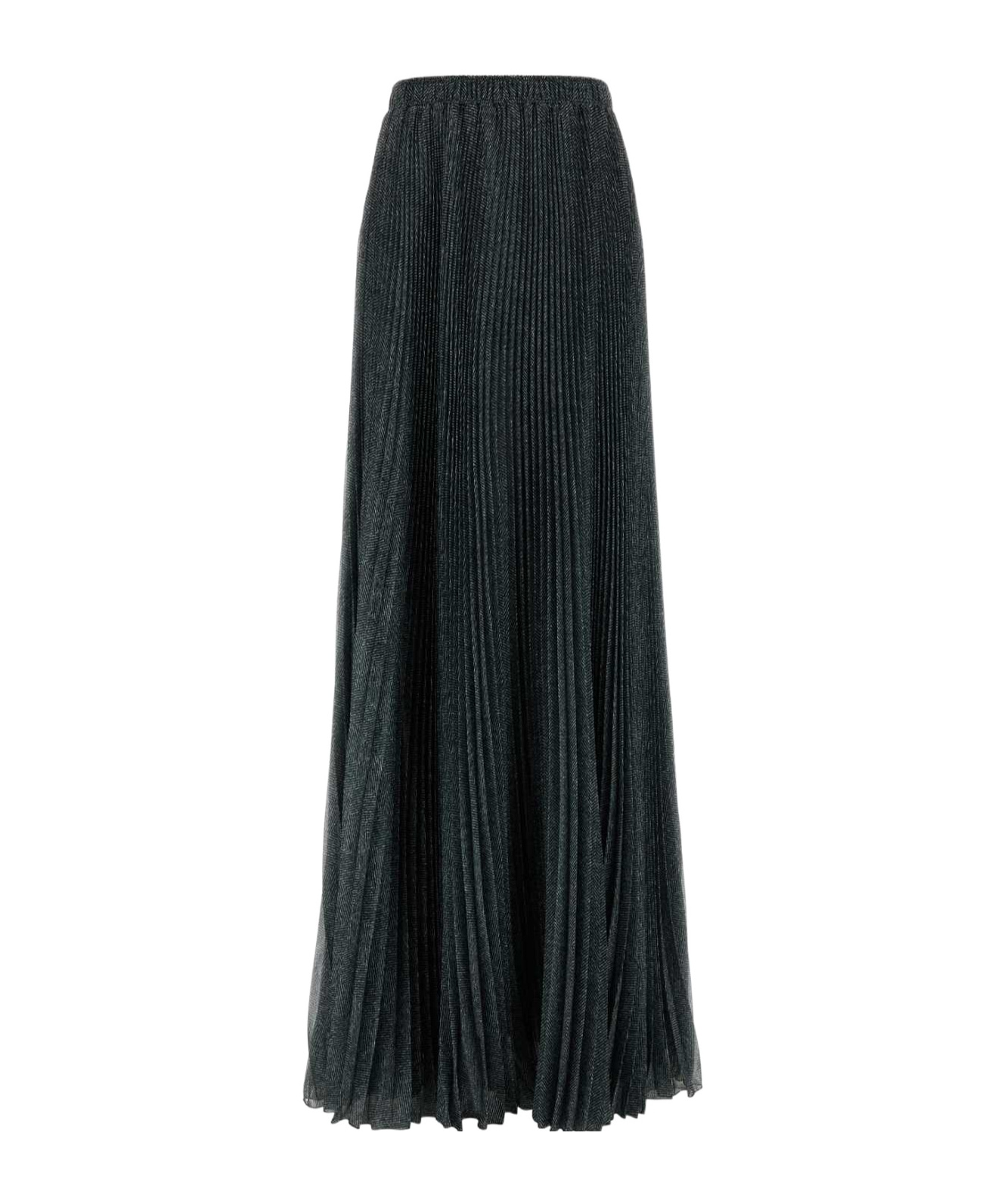 Ermanno Scervino Printed Polyester Skirt In Black