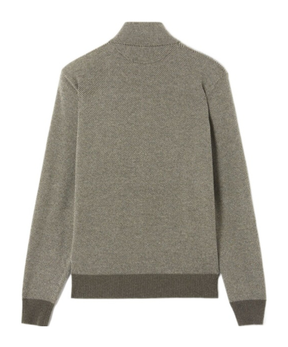 Loro Piana Roadster Mezzocollo Sweater In Gray