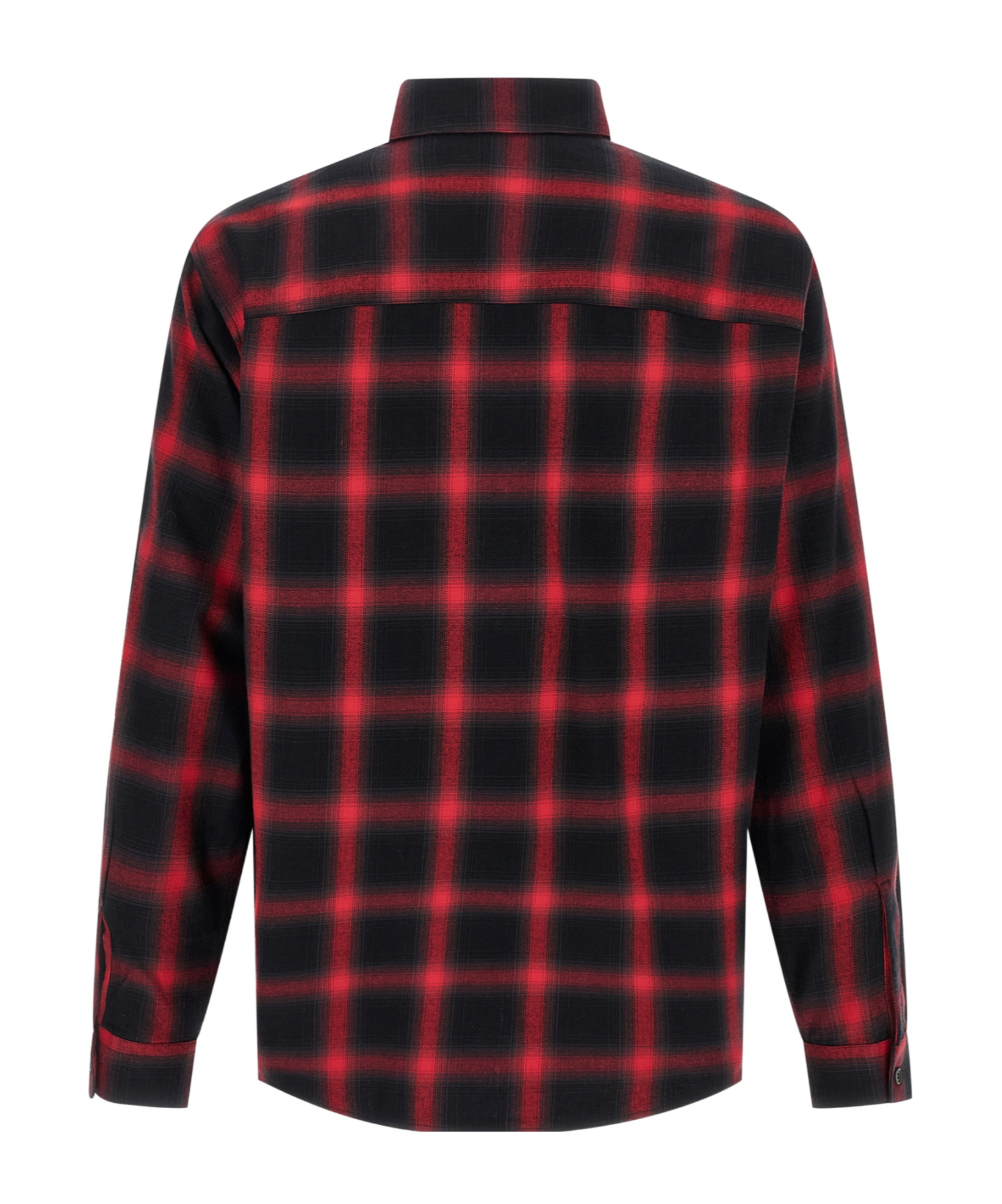 Diesel S-simply-check-hgbt Shirt And Blouse Black In Red