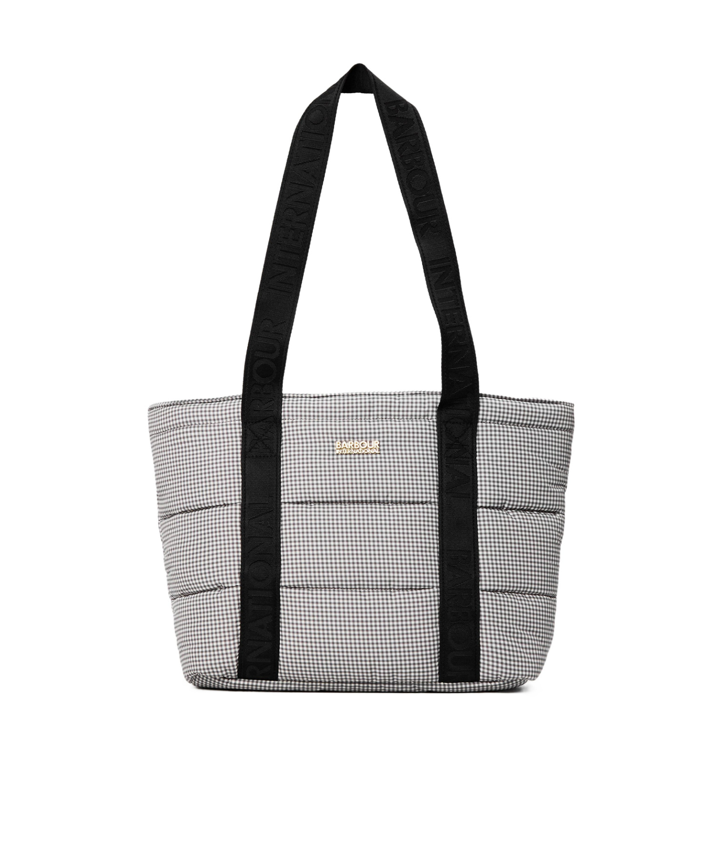 Barbour Plaid Handbag In Gray