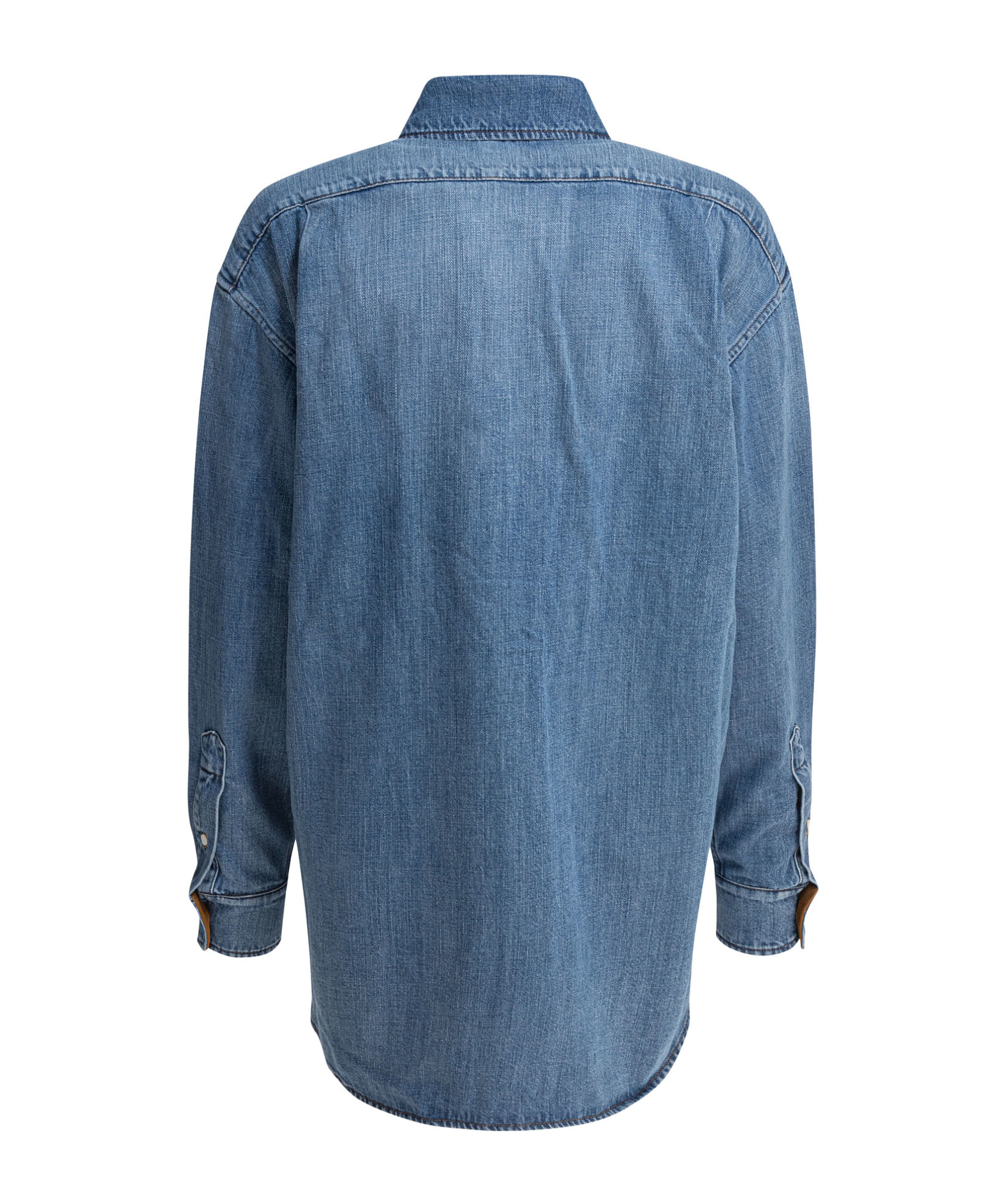Miu Miu Camicia Oversize In Denim Donna