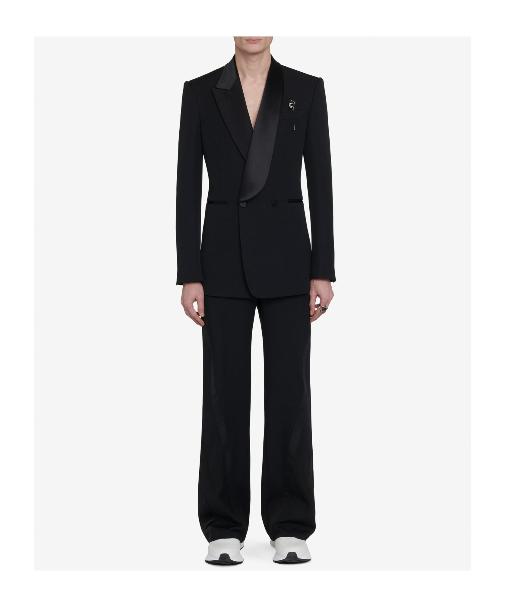 ALEXANDER MCQUEEN DOUBLE-BREASTED TUXEDO JACKET