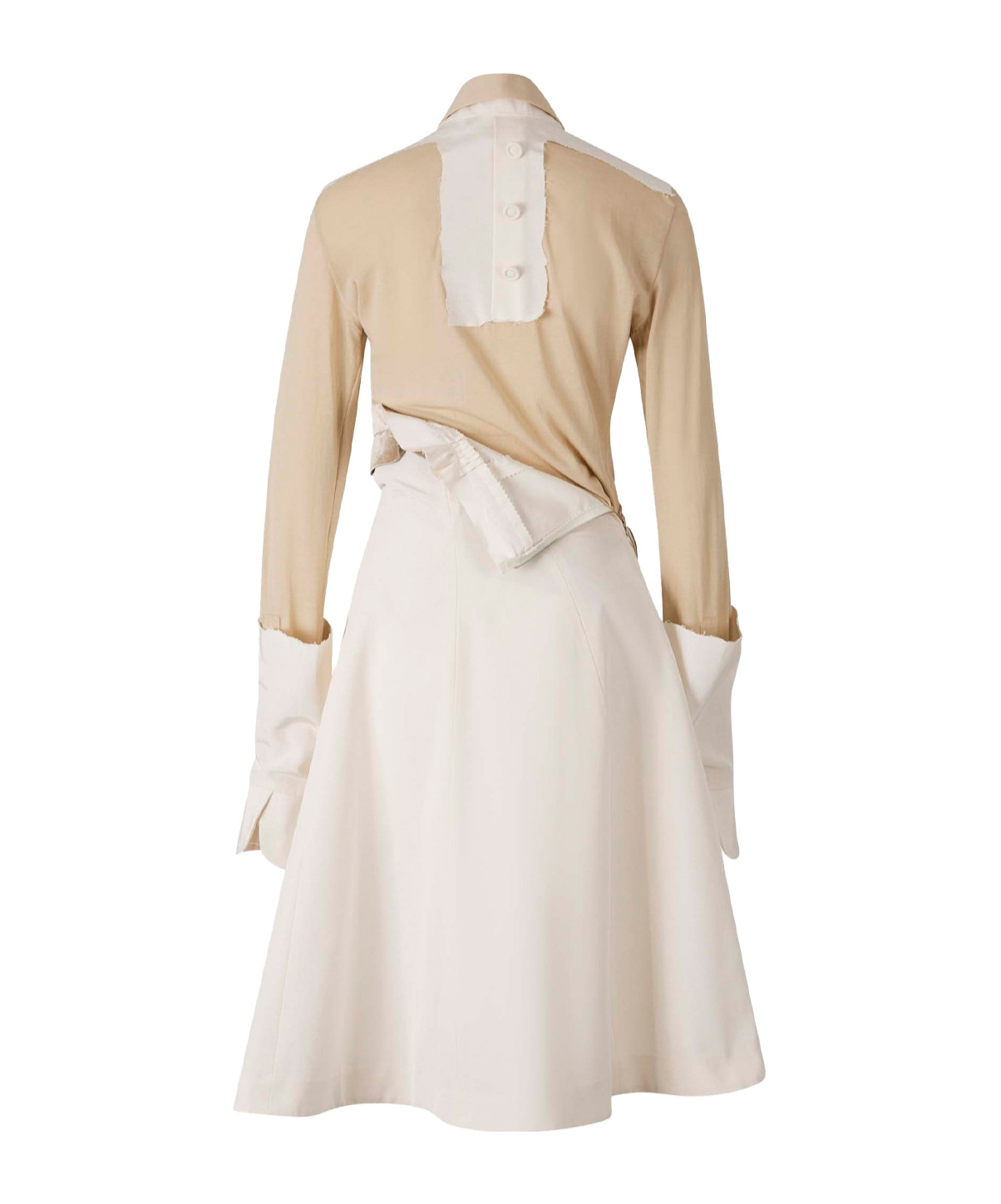 Maison Margiela Work-in-progress Midi Shirt-dress Clothing