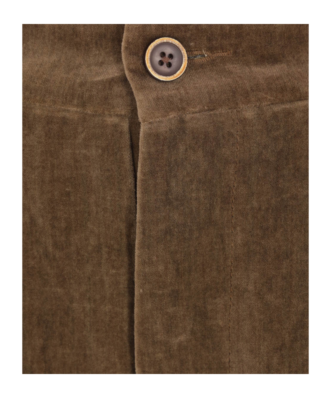 Uma Wang Trousers Straight-leg Button Detail In Brown
