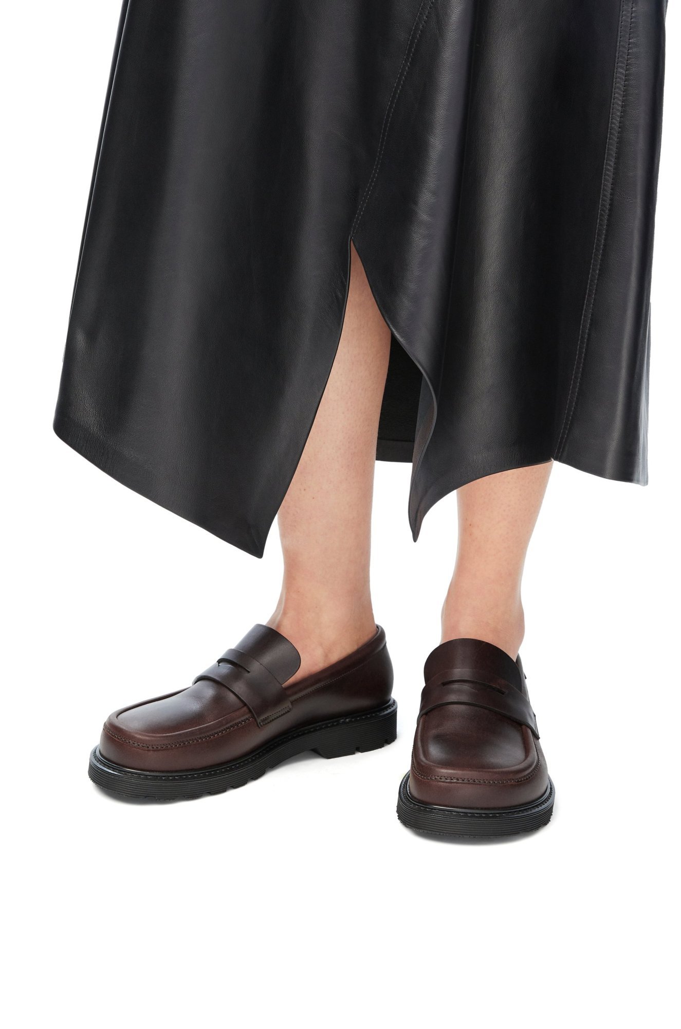 Loewe Blaze Loafer Shoes In Black