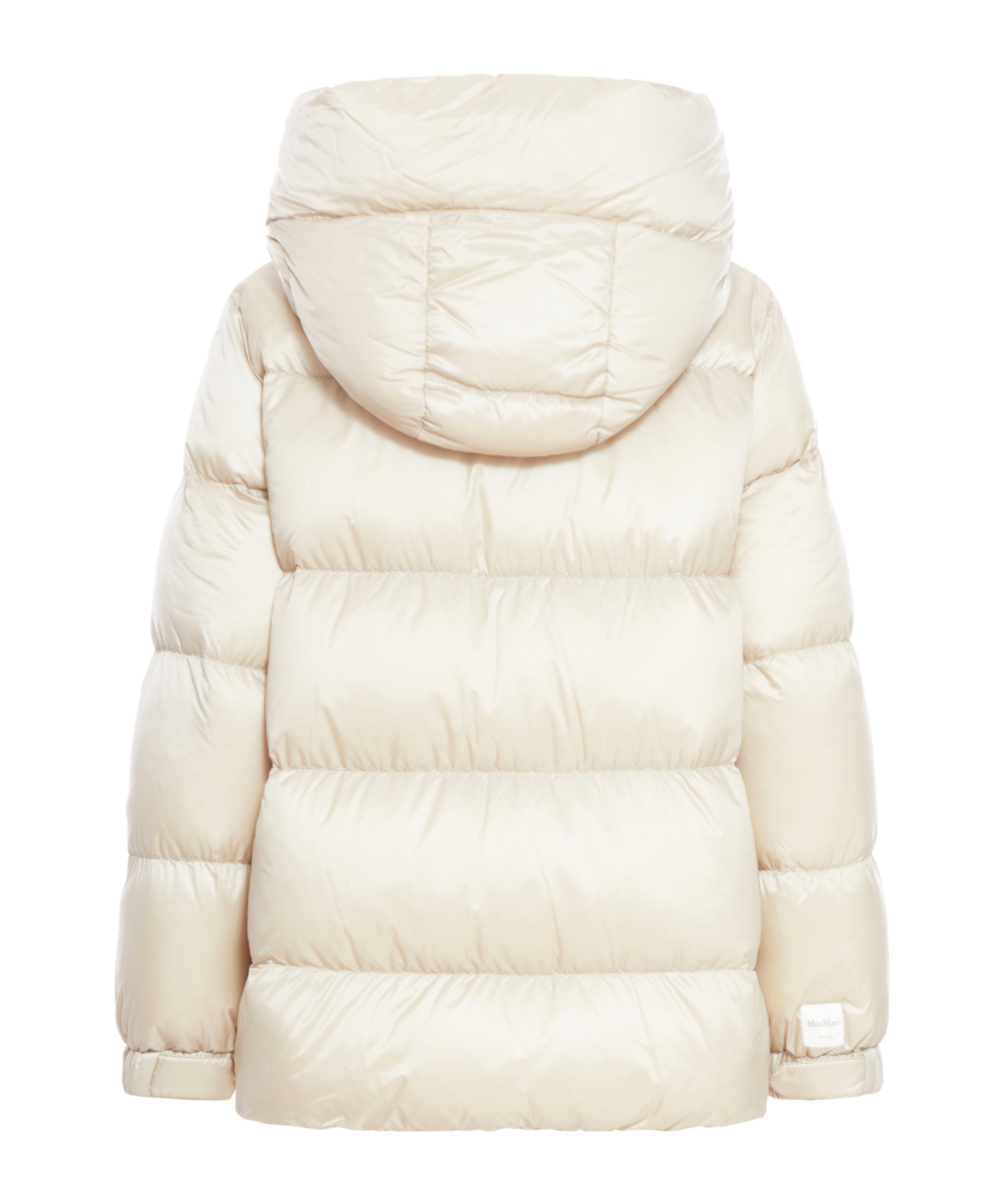 Max Mara Beige Seia Down Jacket In White