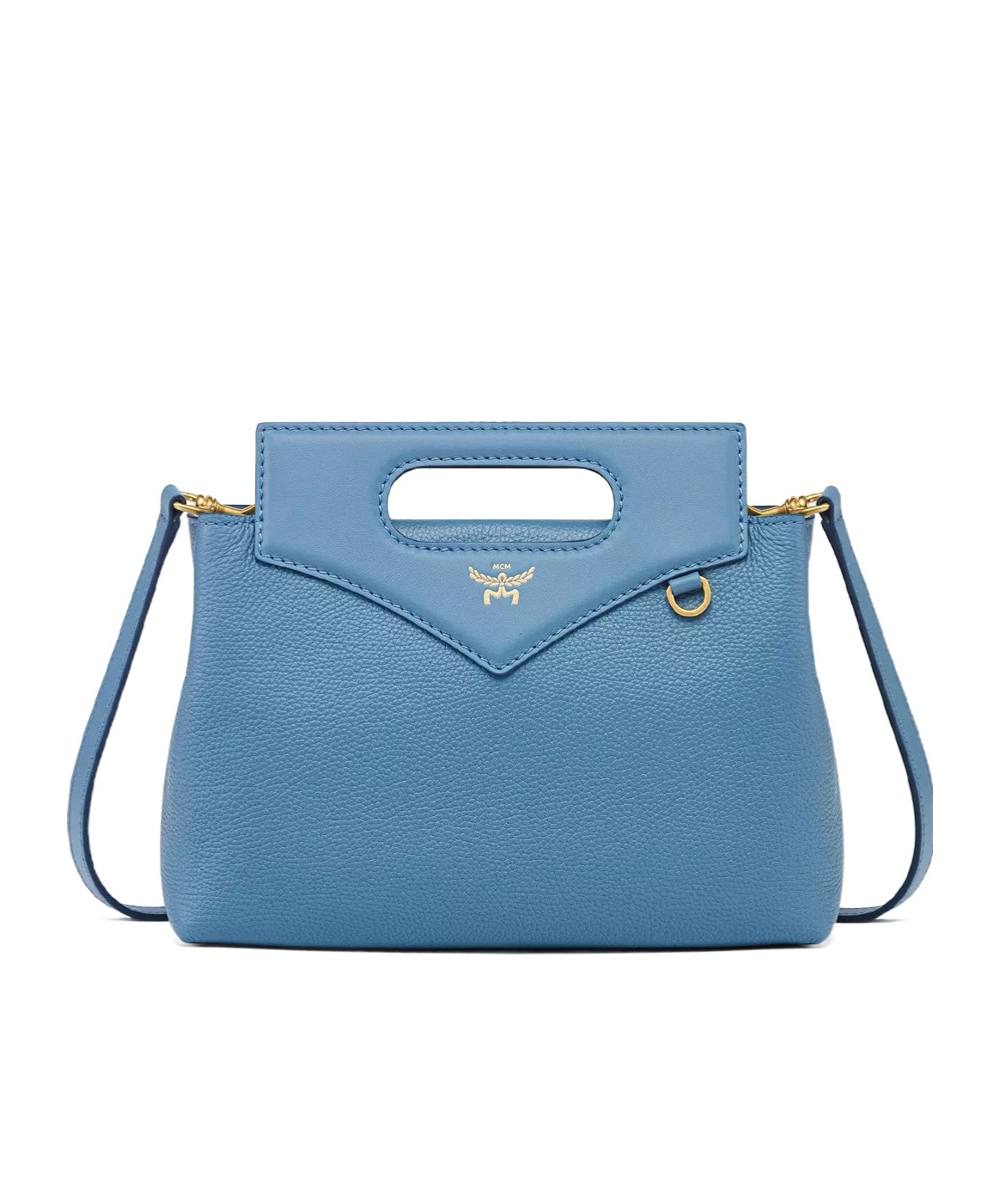 Mcm Mini Diamond Crossbody Bag In Blue