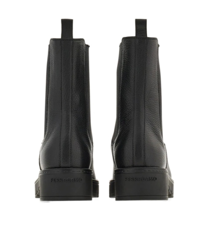 Ferragamo Chelsea Boot In Black