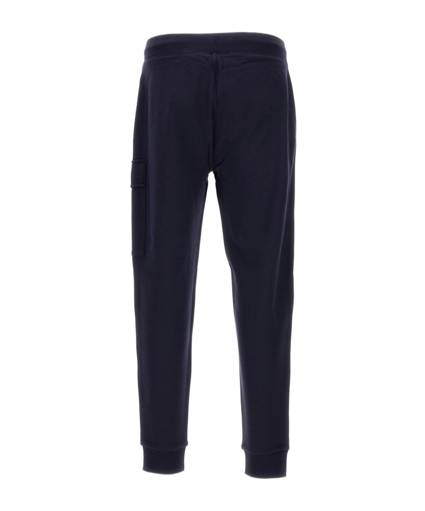 C.p. Company Lens-pocket Drawstring Track Pants In Black