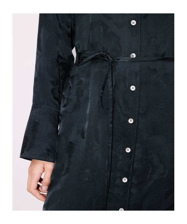 Kenzo Lapel Long-sleeved Windbreaker In Black