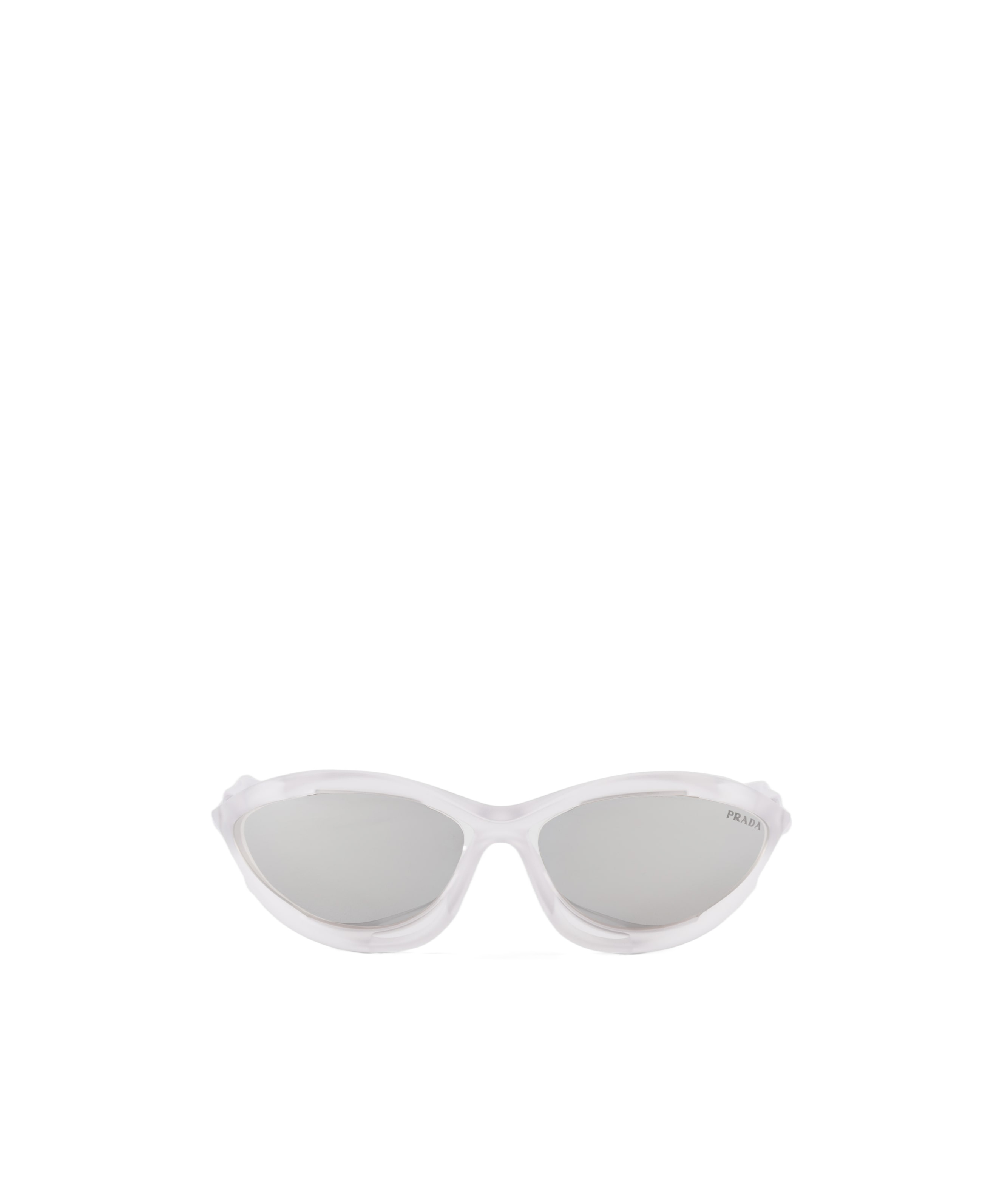 Prada Morph Cat-eye Frame Sunglasses In White