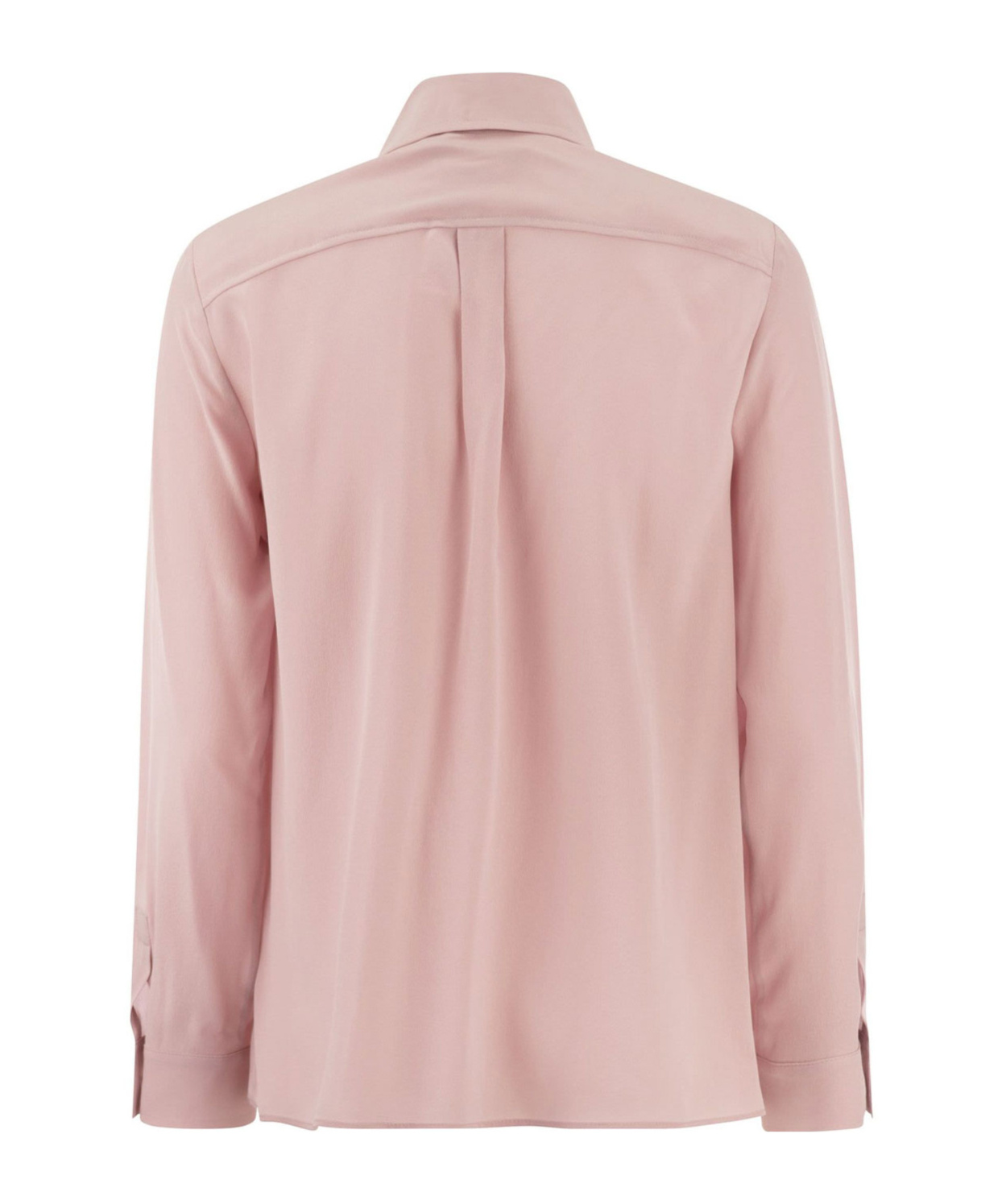 Weekend Max Mara Pointed Collar Long-sleeved Shirt In Nude