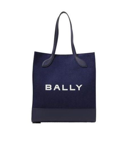 BALLY BAR KEEP ON TWILL TOTE BAG