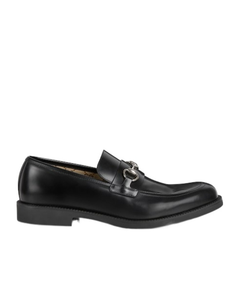 Gucci Horse-decorated Loafers In Black