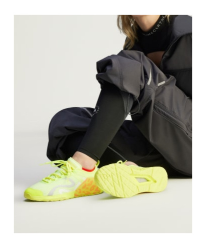 Adidas By Stella Mccartney Dropset Lace-up Training Sneakers In Green