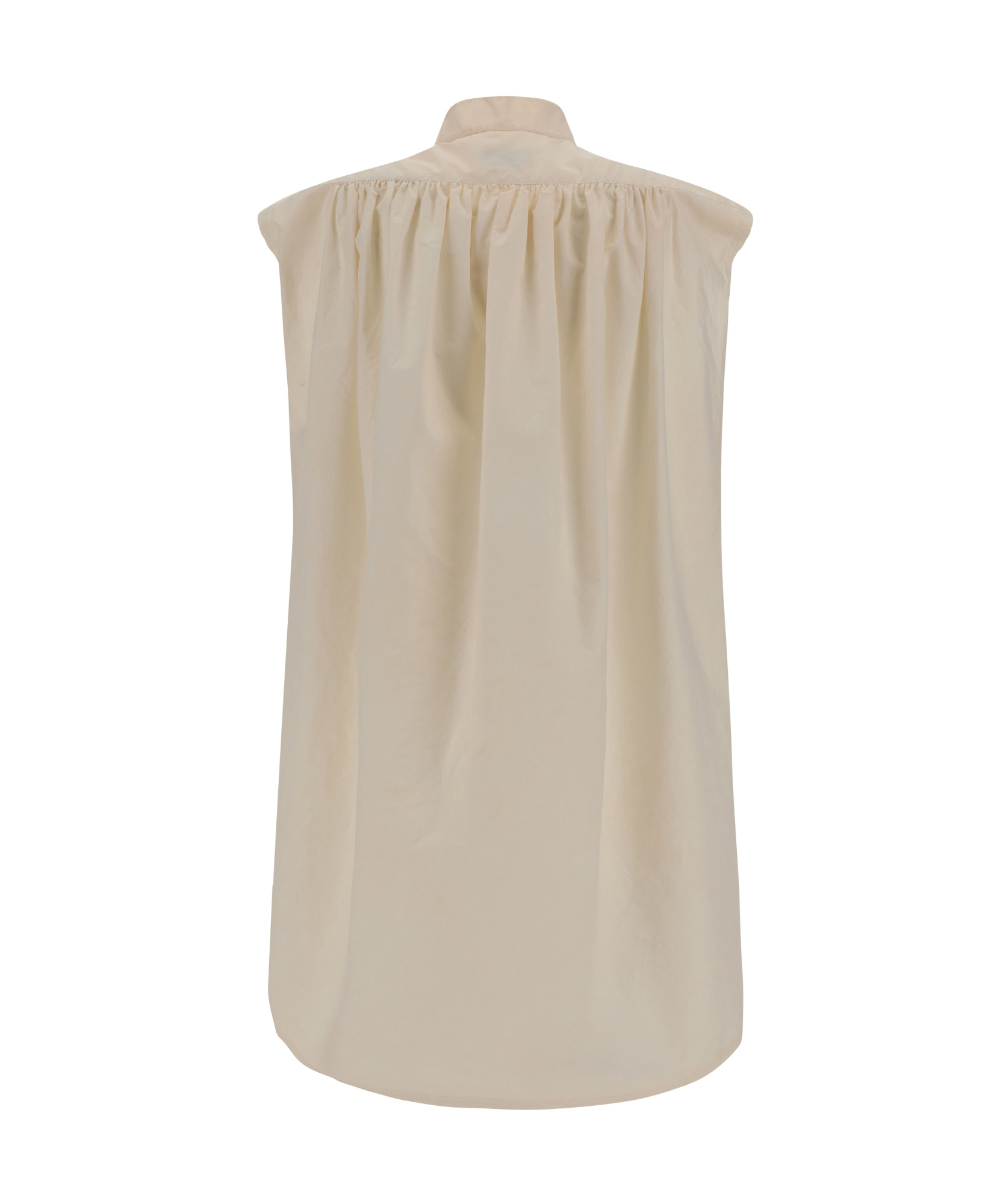 Shop Quira Cotton Shirt In Nude