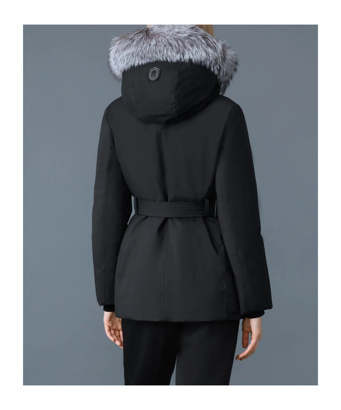 Mackage Long-sleeved Down Jacket In Blue