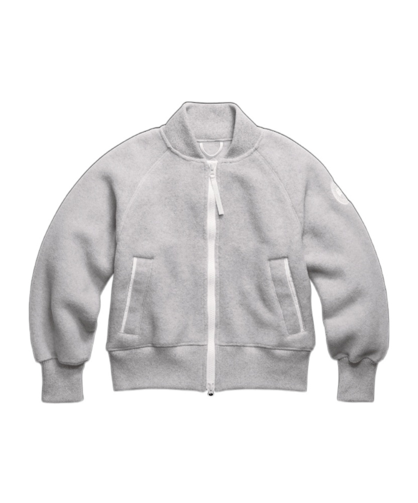 Canada Goose Sierra Zip-front Bomber Jacket In Gray
