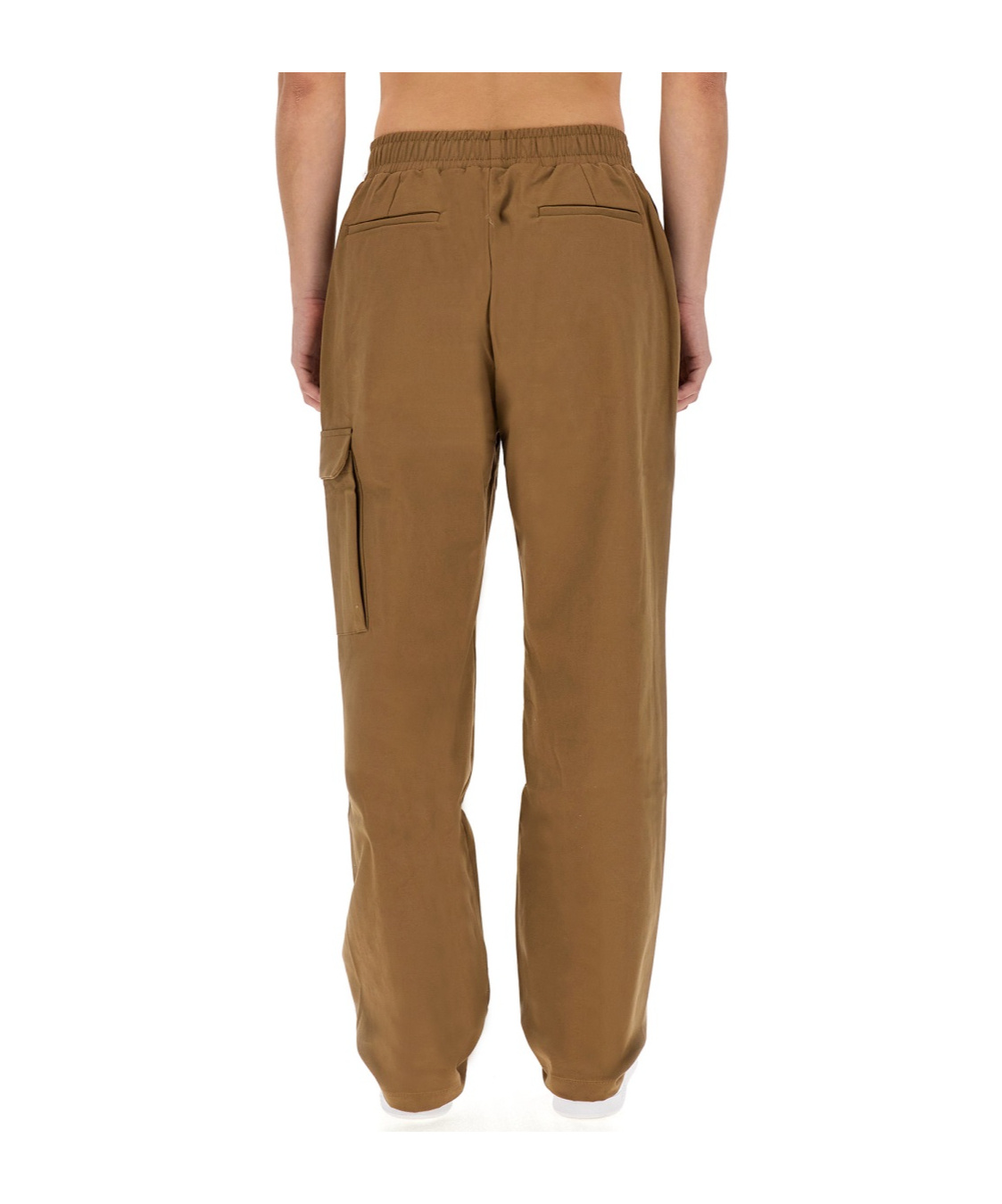 FAMILY FIRST MILANO ELASTICATED-WAISTBAND CARGO TROUSERS 