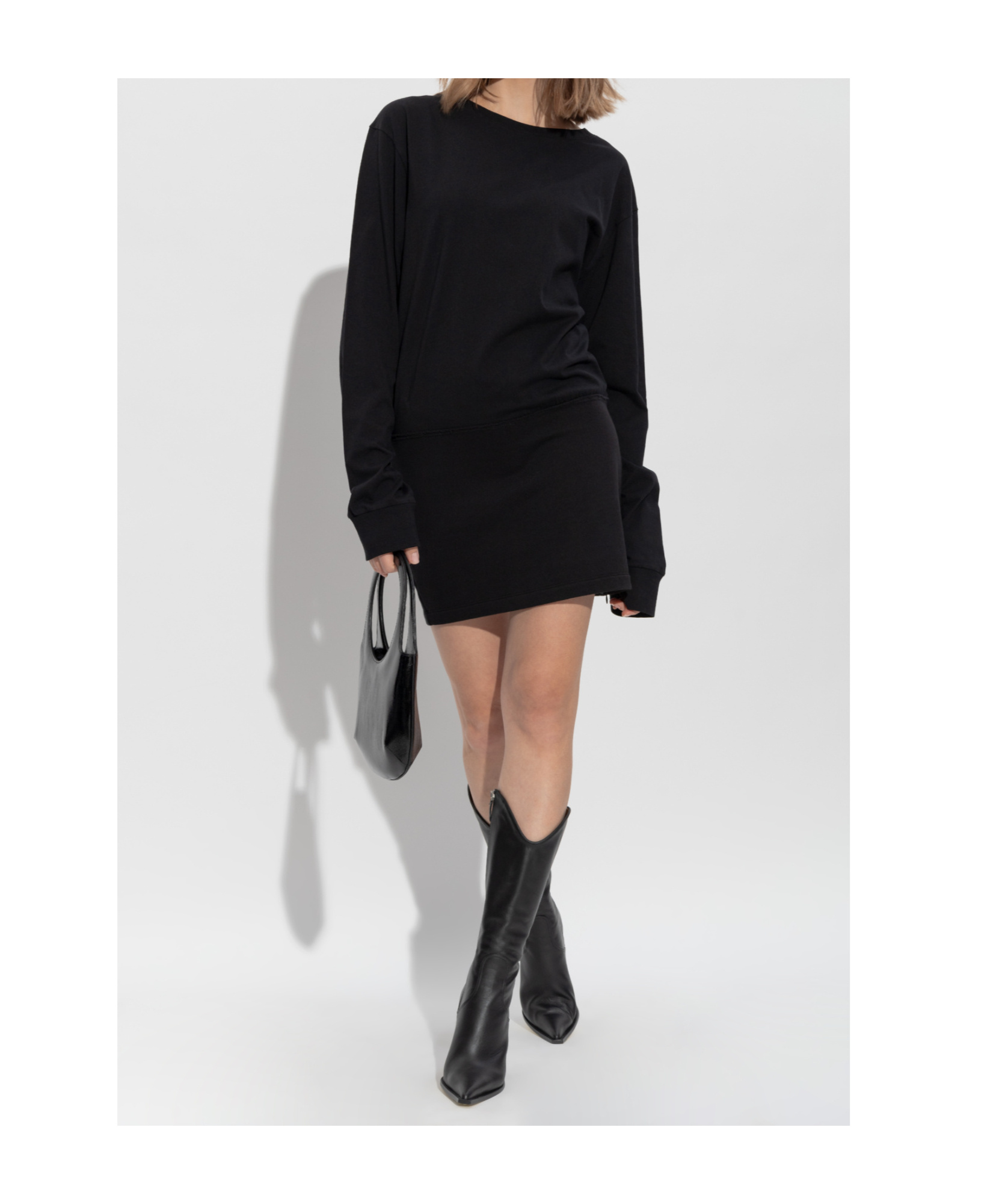 Dsquared2 Long-sleeved Dress In Black