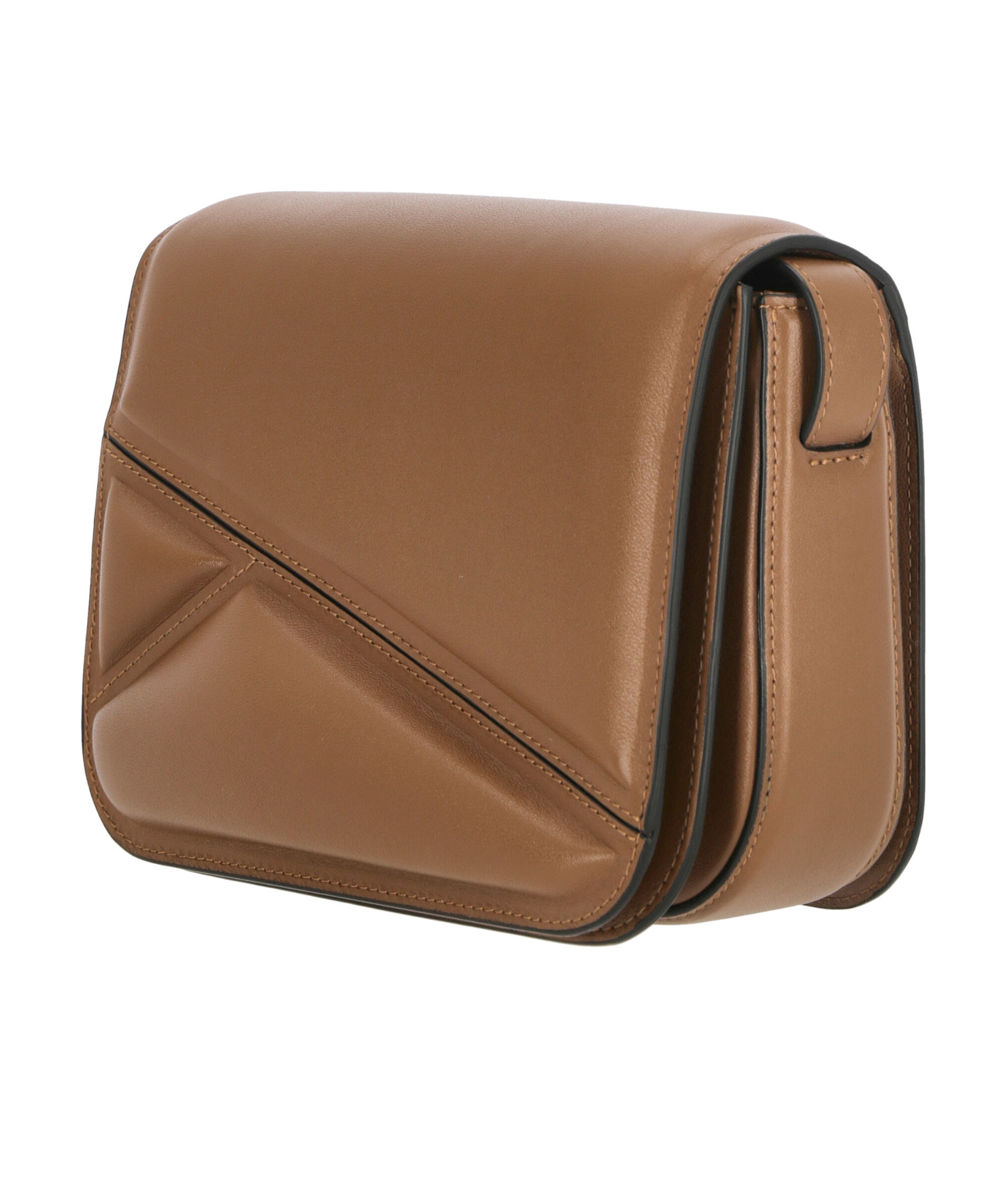 Wandler Oscar Trunk Panelled Crossbody Bag In Brown