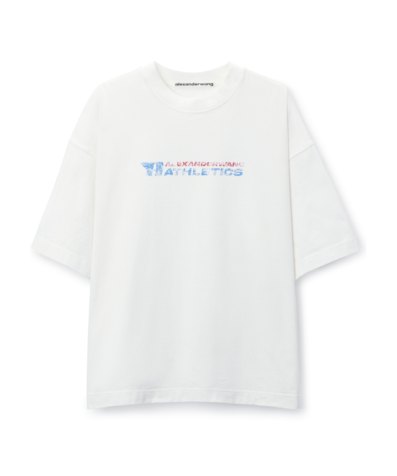 Alexander Wang Logo-print Cotton T-shirt In White