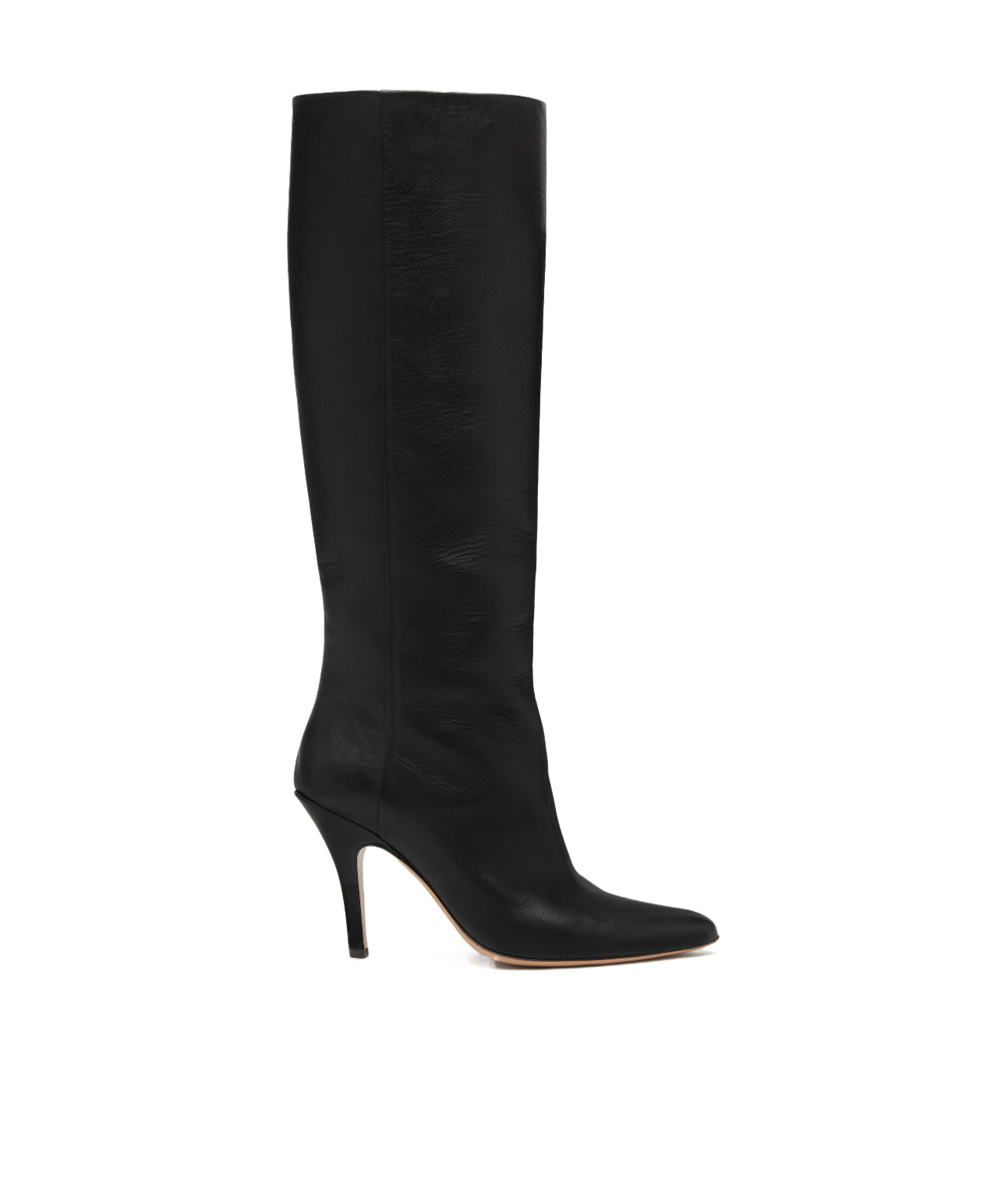 Mm6 Maison Margiela Architype Knee High Boots In Black