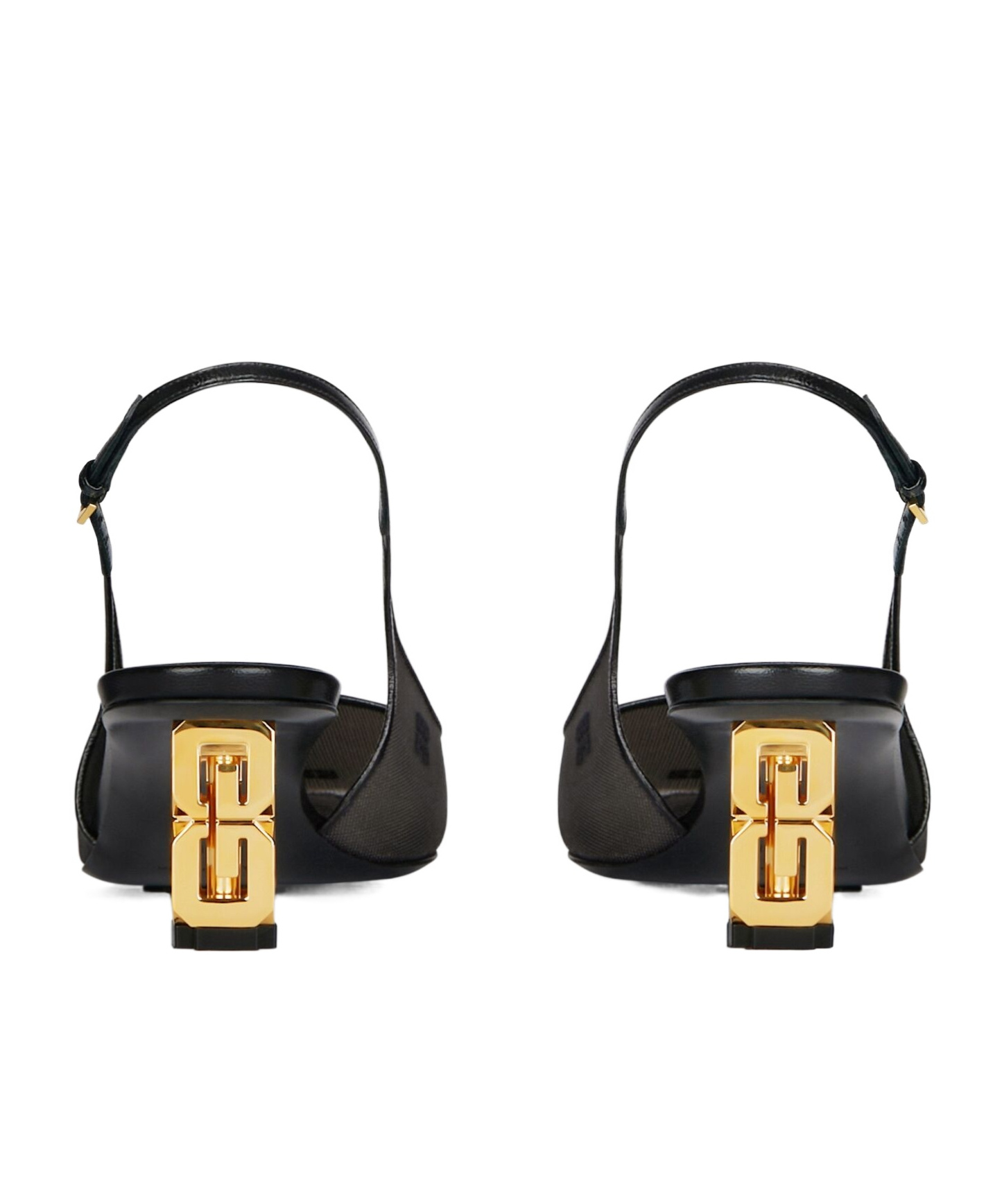 GIVENCHY G CUBE SLINGBACKS IN 4G MESH