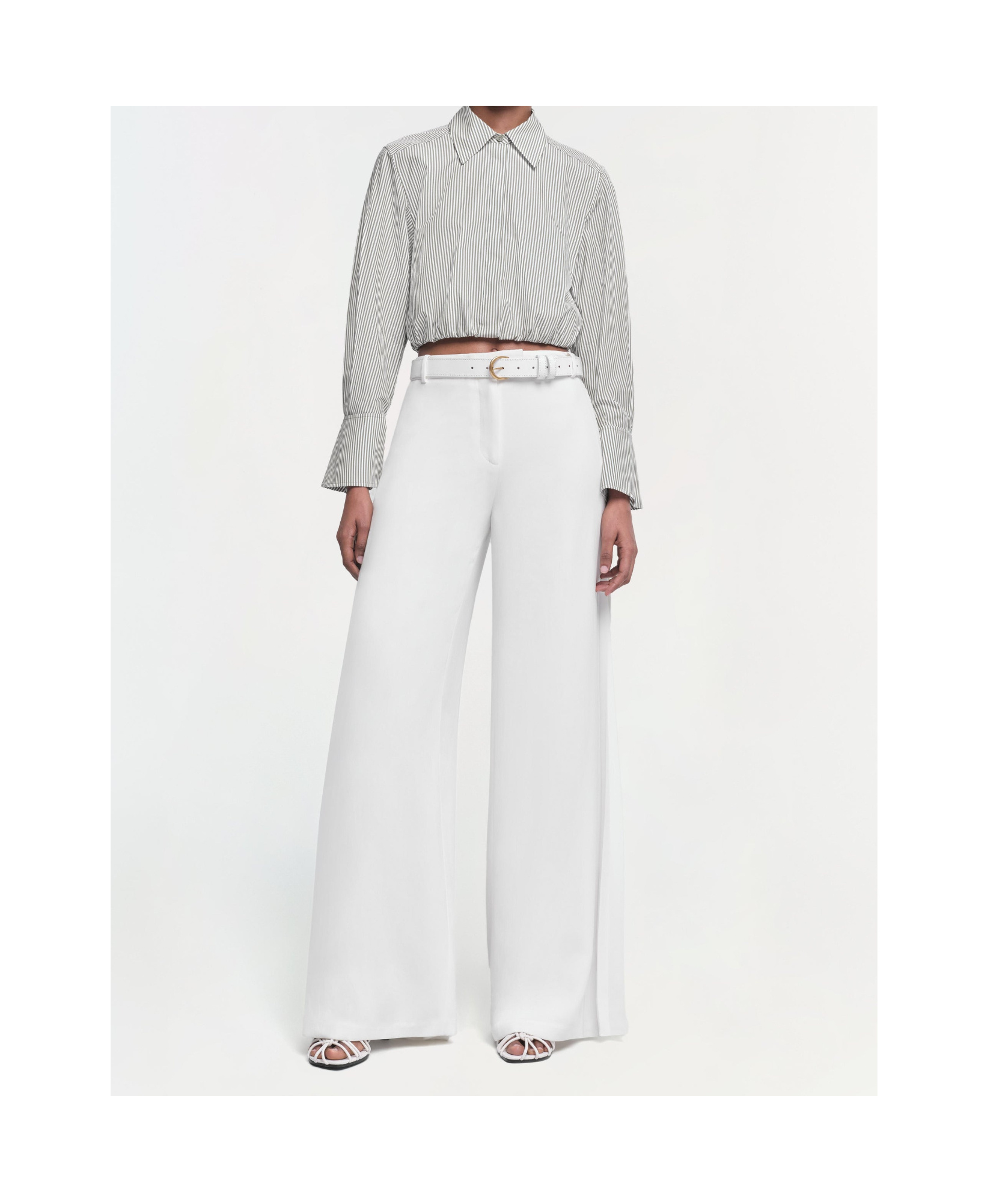 JONATHAN SIMKHAI SHORT BUTTON TOP