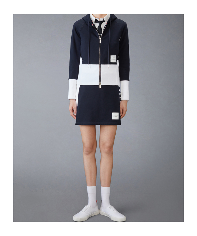 Thom Browne 4 Bar-stripe Mini Skirt In Black