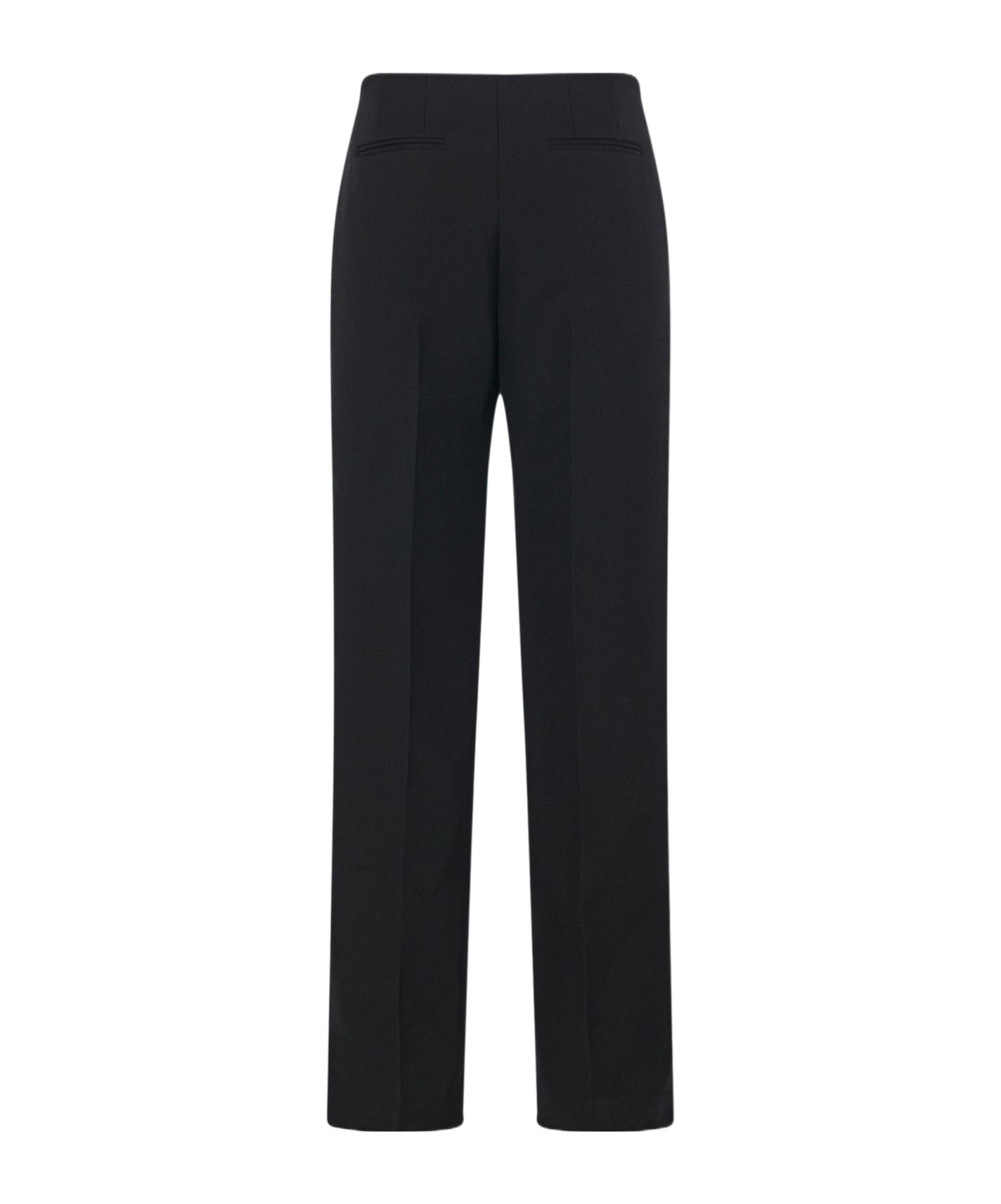 The Row Vesco Freshly Cut Wool Pants In Black