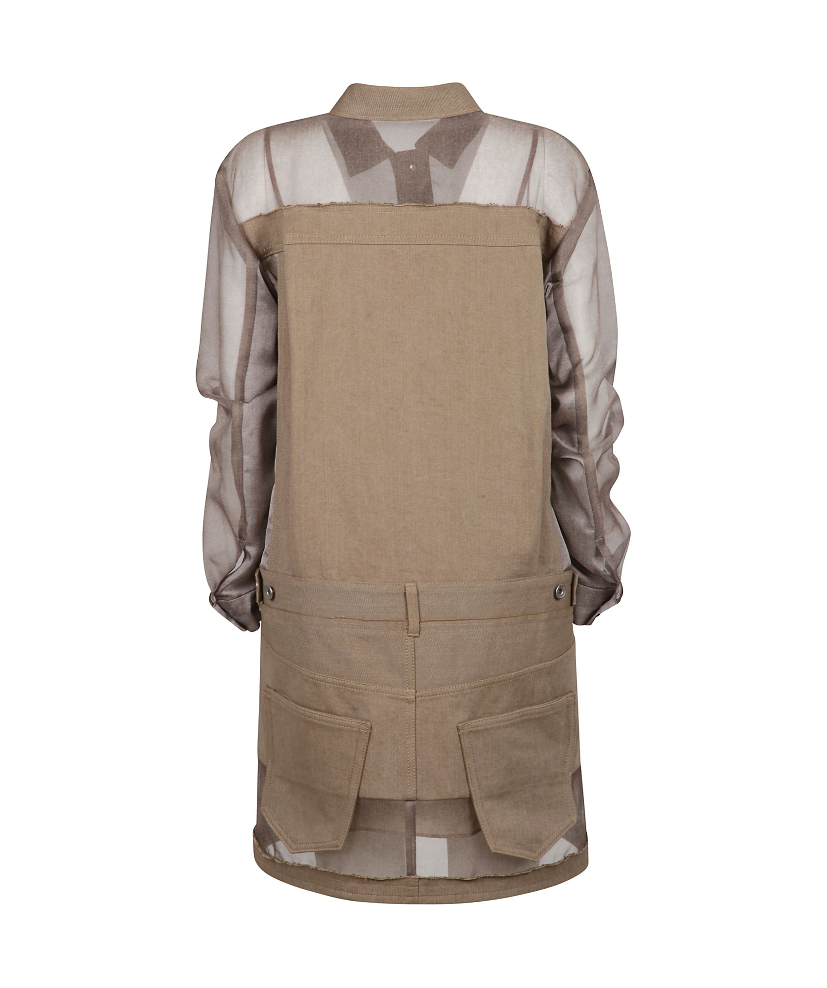 SACAI PANELLED MINI DRESS
