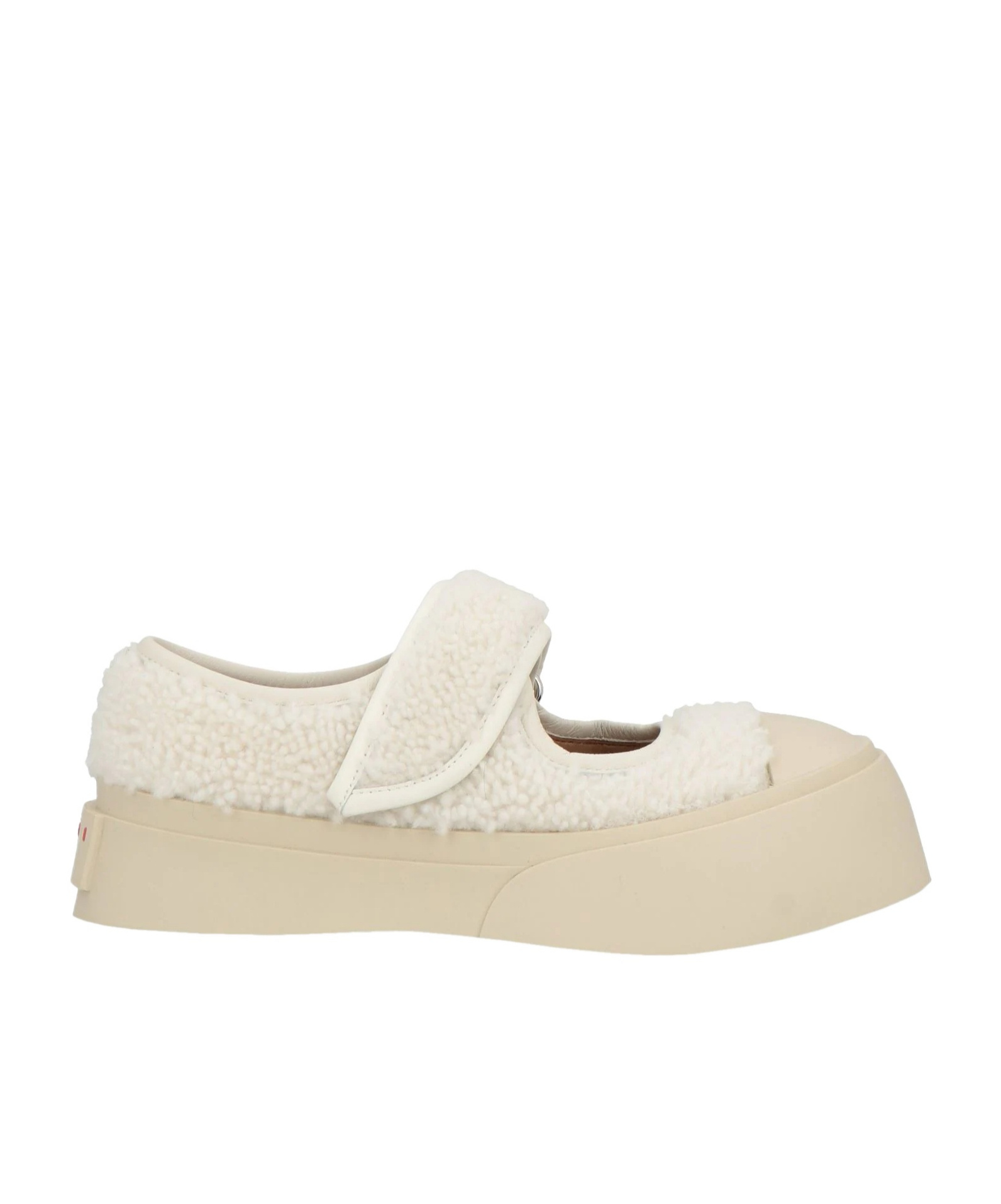 Marni Sporty Ballet Flats In Nude