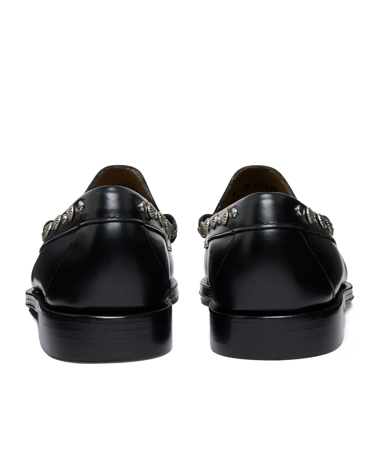 G.h. Bass & Co. Weejuns Larson Western Stud Loafers In Black