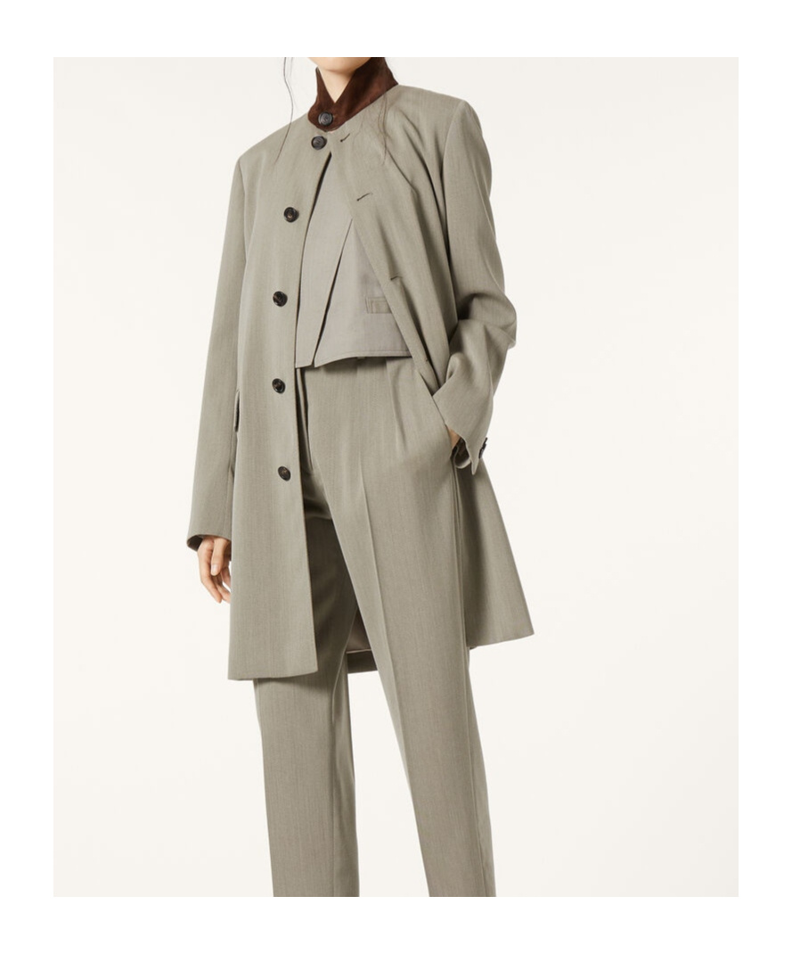 Loro Piana Blain Coat In Nude