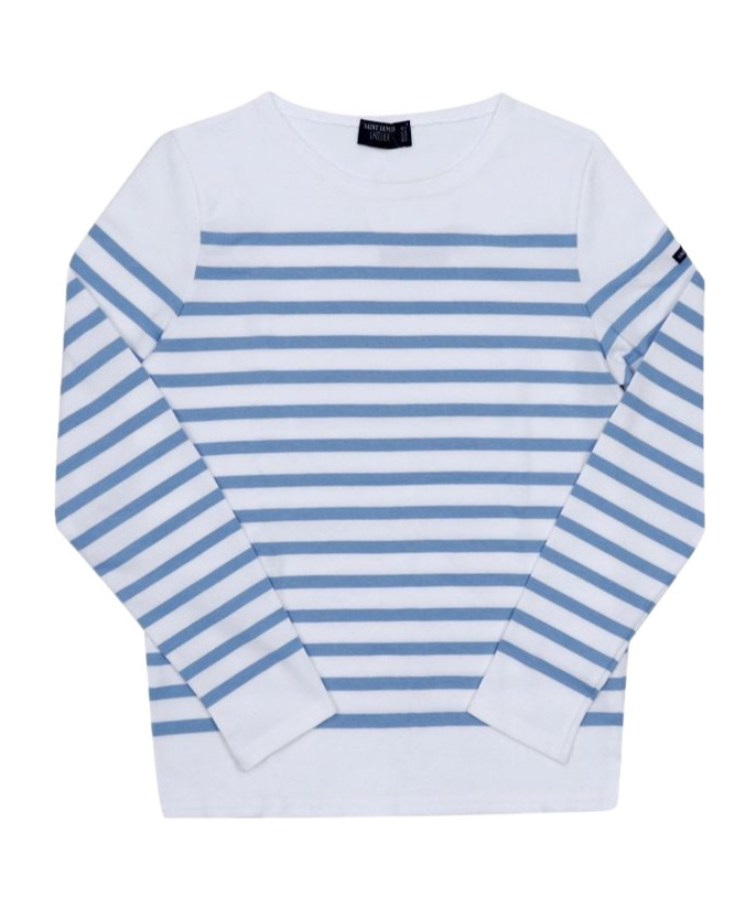 Saint James Striped T-shirt In Blue